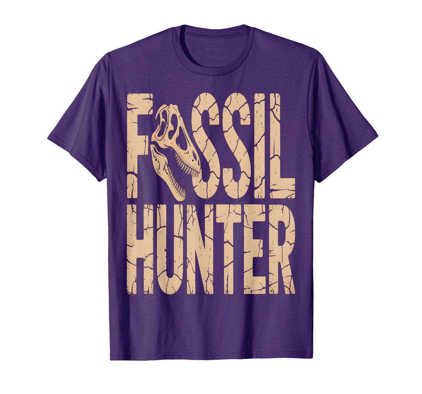 Fossil Hunter Dinosaur Paleontology Skeleton T-Shirt