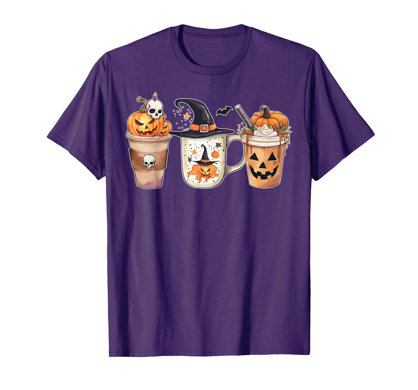 Fall Coffee, Funny Halloween Pumpkin Latte Drink Cup, Spice T-Shirt