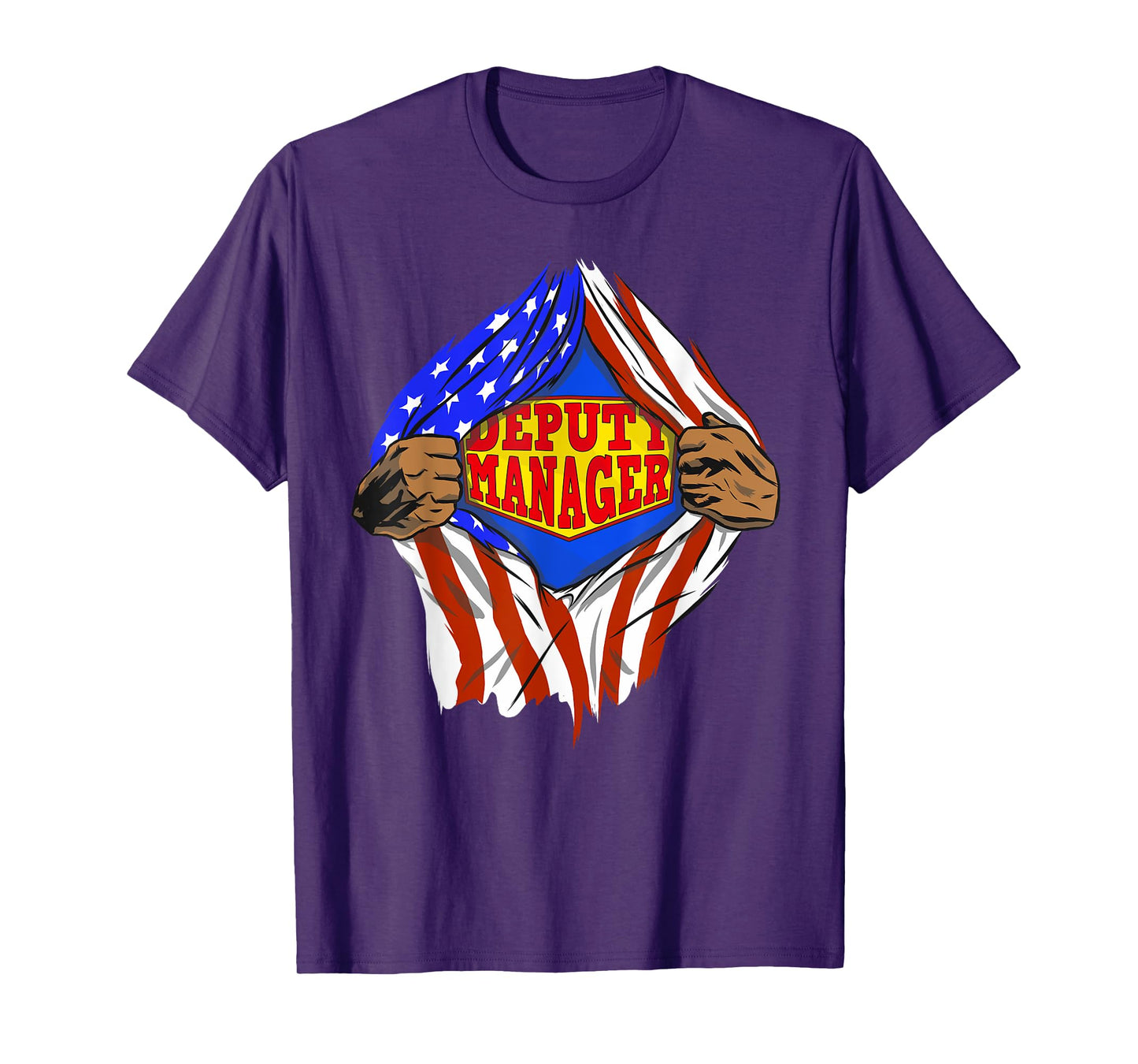 Funny Super Deputy Manager Hero Job T-Shirt