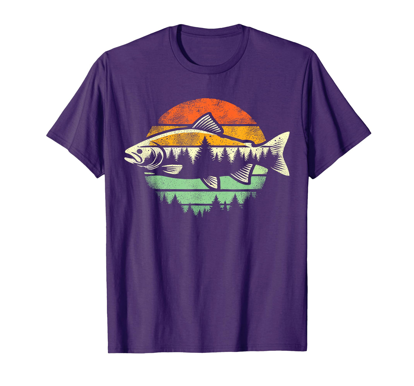 Fishing Retro Fish Nature Wildlife Fisherman T-Shirt