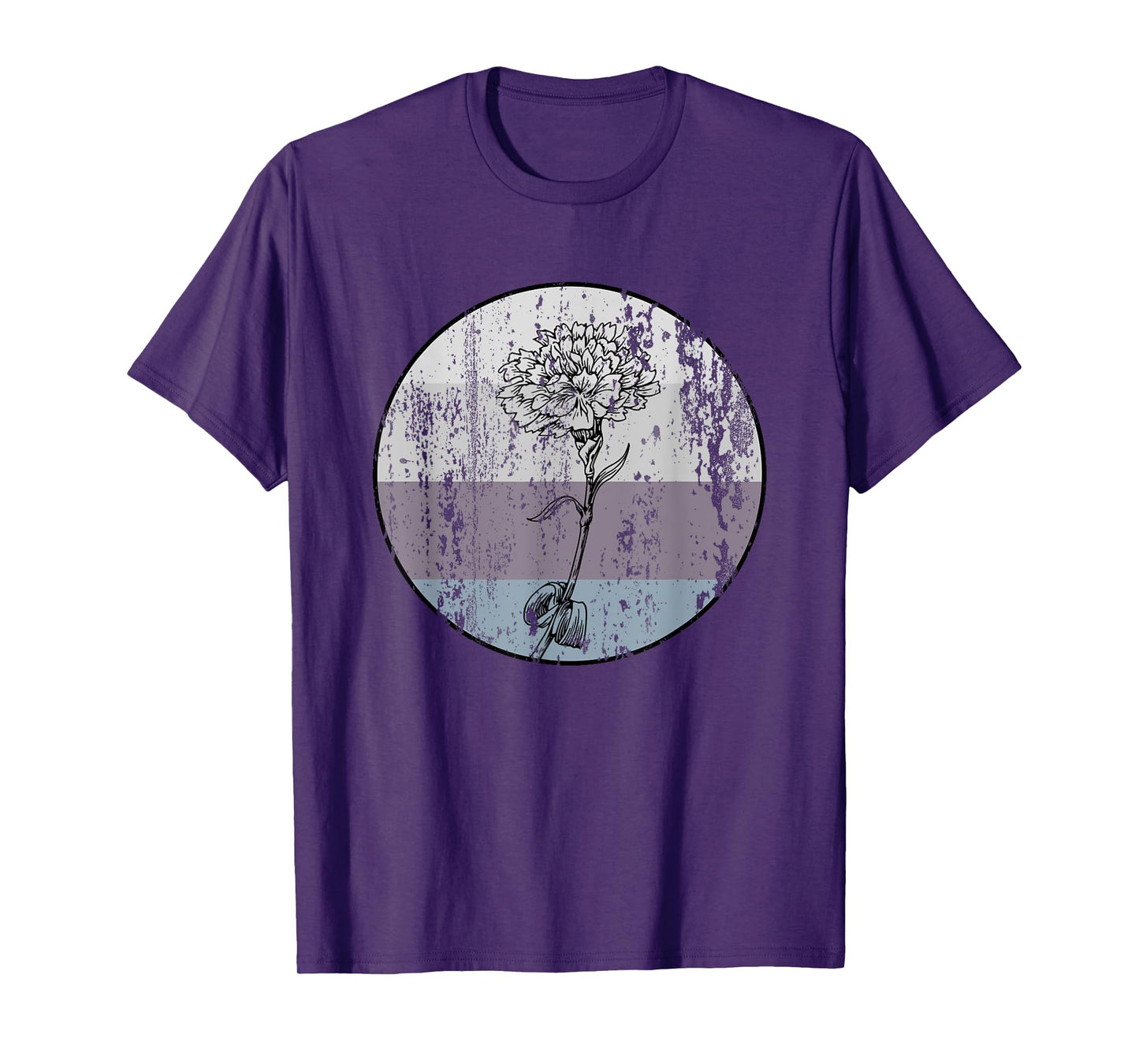 Carnation Flower Shirt Vintage Nature Lover Earth Day Gift