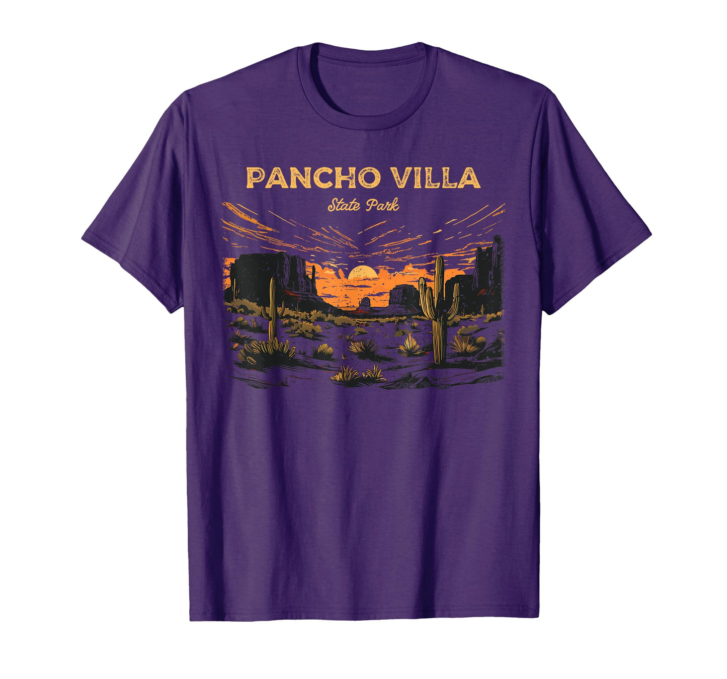 Pancho Villa State Park New Mexico Retro Vintage T-Shirt