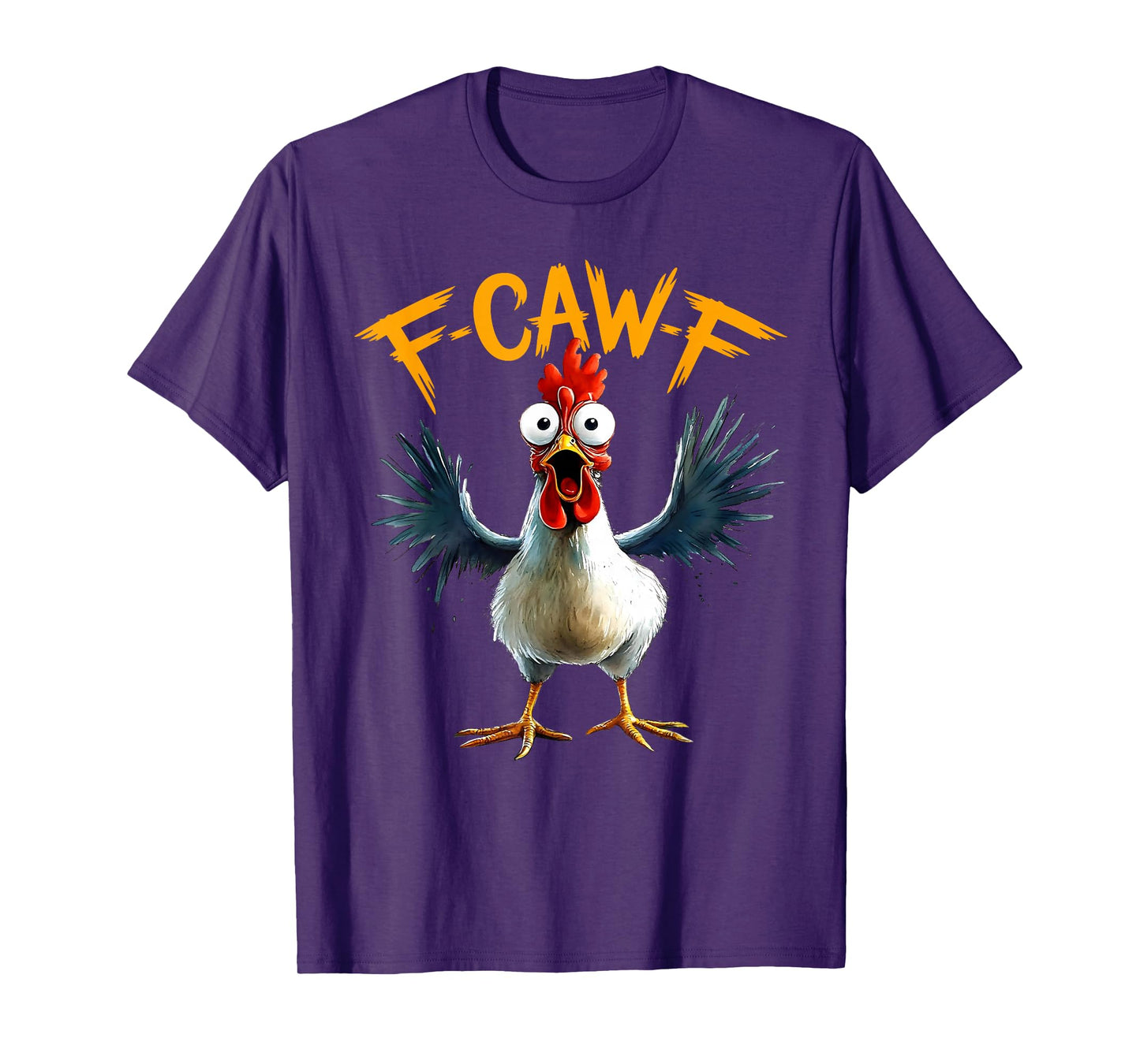 Funny F-Caw-F Chicken FCAWF Rooster Halloween Bird Crow T-Shirt