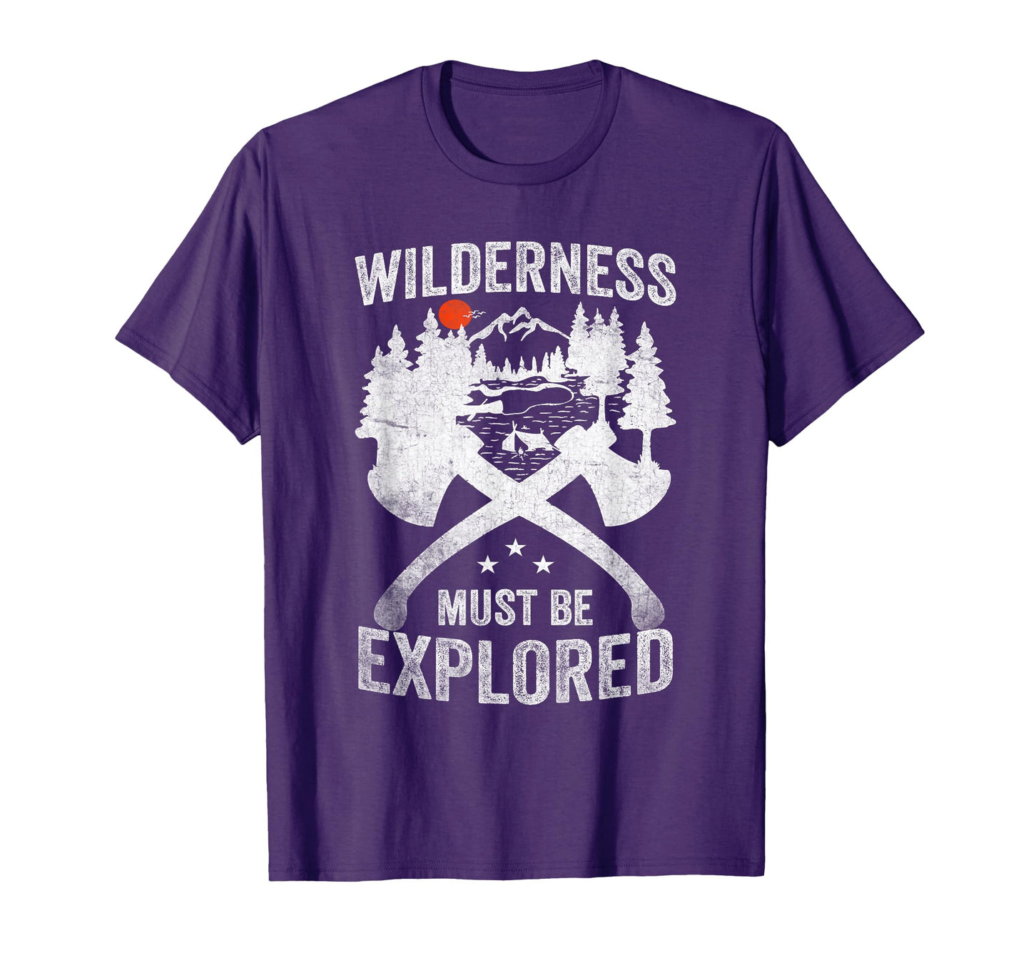 Camping Wilderness Must Be Explored Explorer Adventure T-Shirt