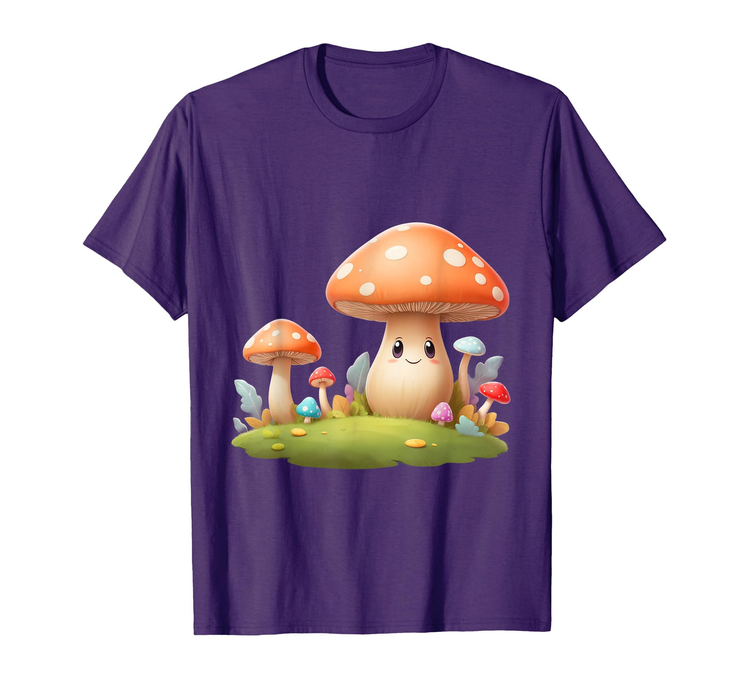 Smiling Mushroom Friends | Cute Adorable Toddler & Kids T-Shirt