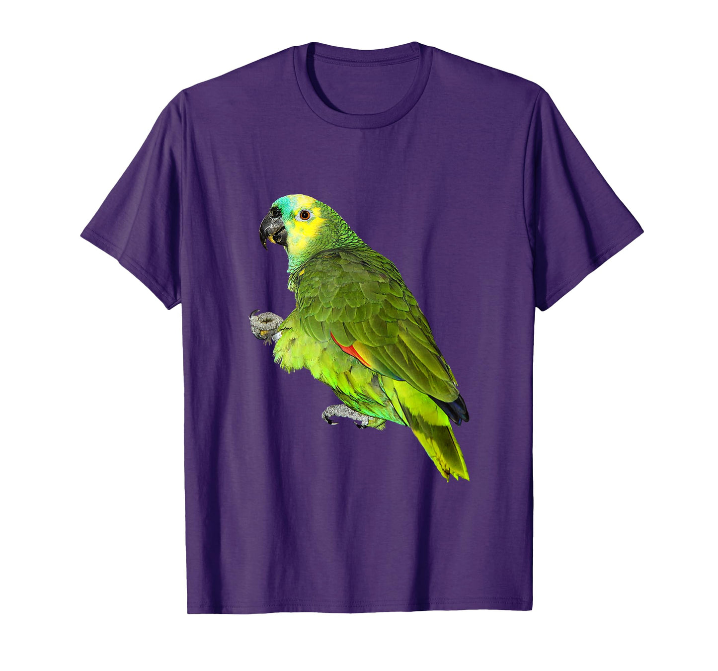 Art Attack Green Parrot T-Shirt, Kids, Unisex, Short Sleeve, Small