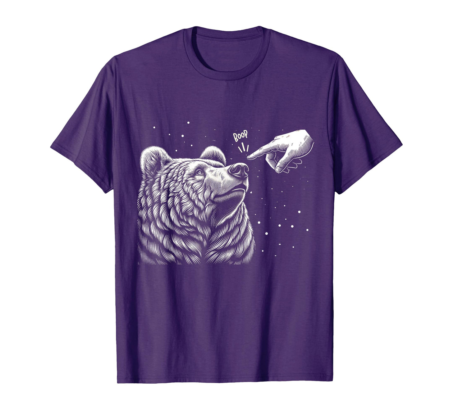 National Park Bear Boop Bear Nose Boop Bear T-Shirt