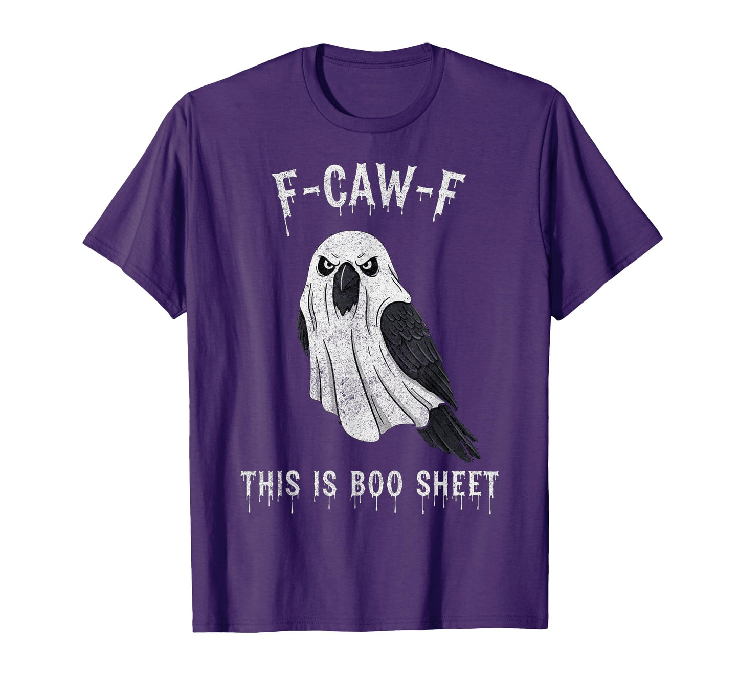 F-Caw-F This is Boo Sheet Ghost Halloween Costume Funny T-Shirt