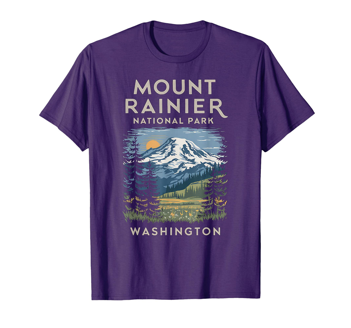 Stunning Mount Rainier National Park Scenic T-Shirt