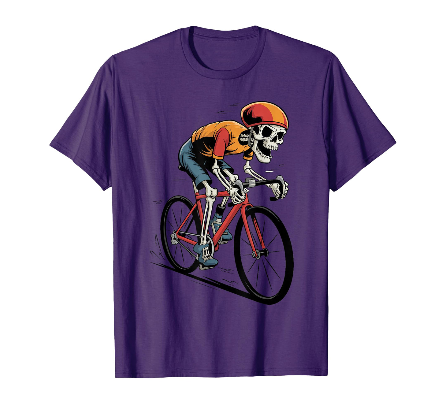 Funny Skeleton Cycling Halloween Costume Cycler Toddler Kids T-Shirt