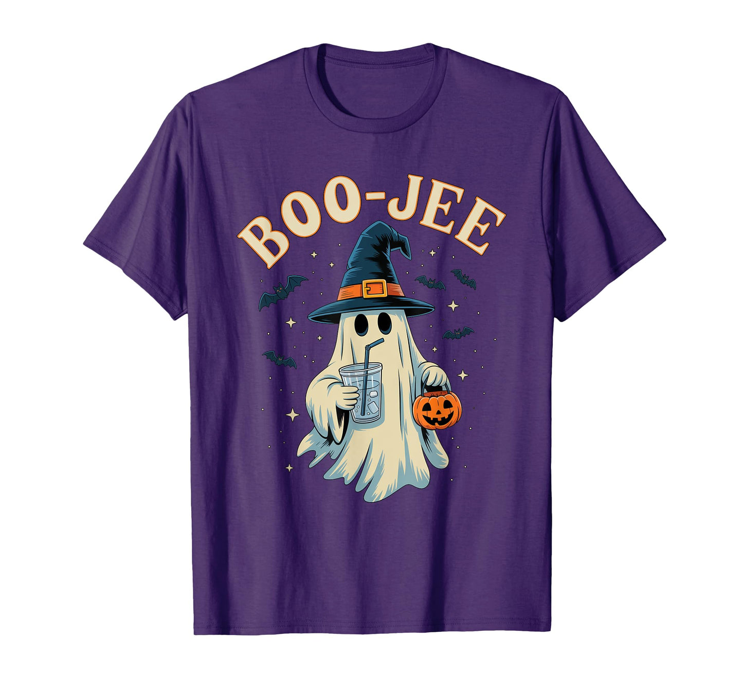 Funny Boo-JEE Ghost Halloween Boo JEE Ghost Spooky Season T-Shirt