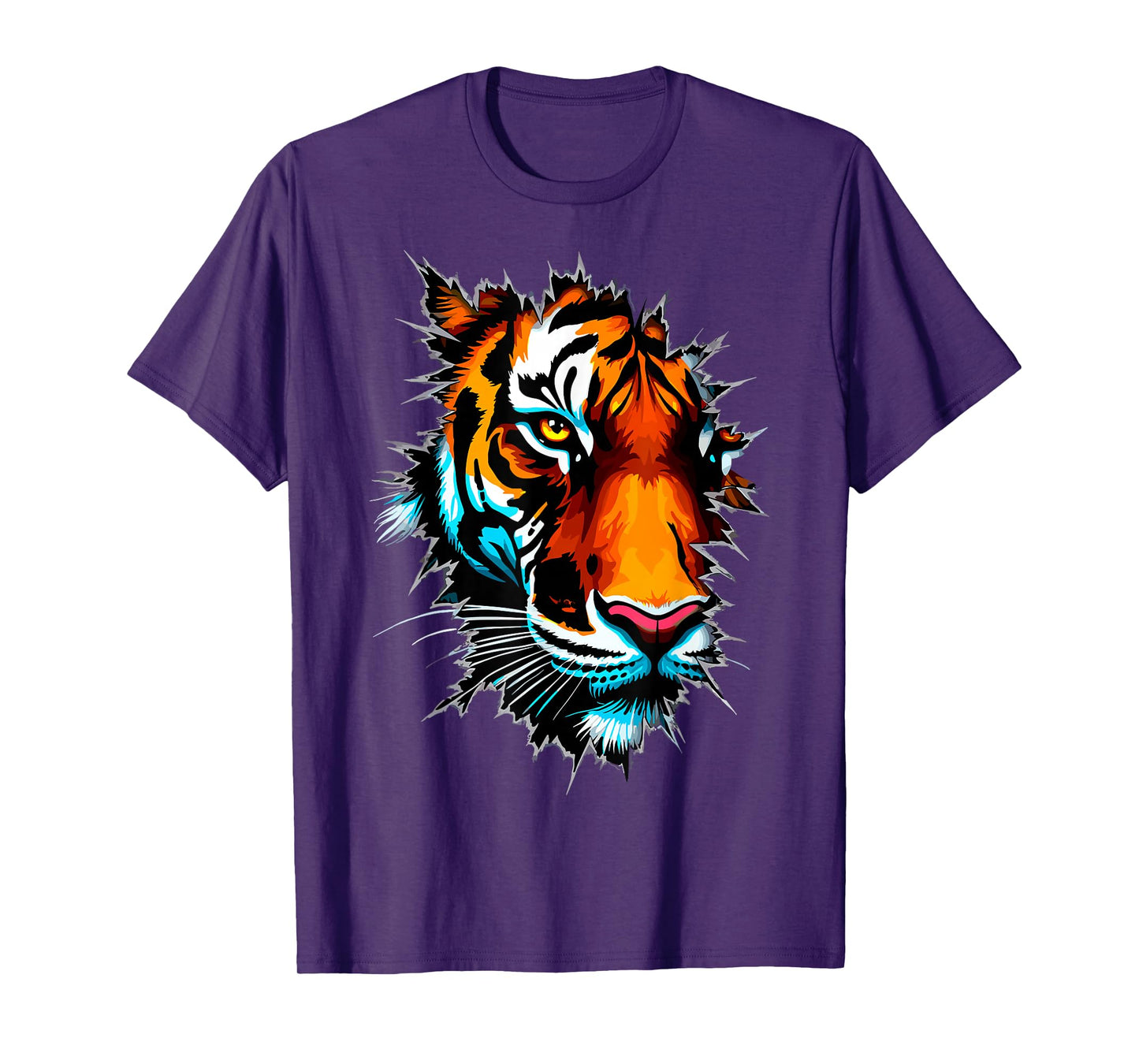 Tiger Face Wild Animal Tiger T-Shirt
