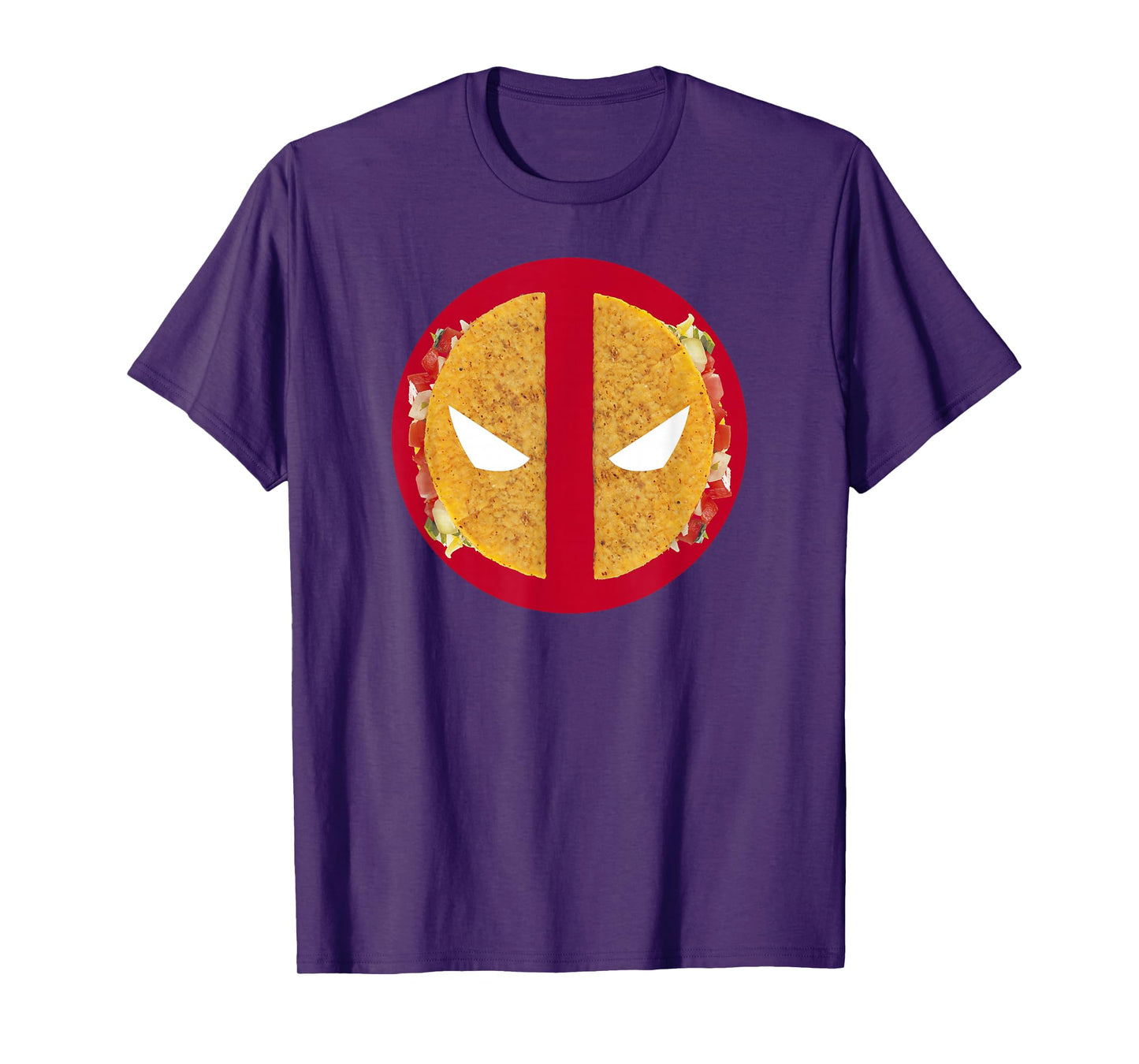 Marvel Deadpool Distressed Comic Taco Logo T-Shirt