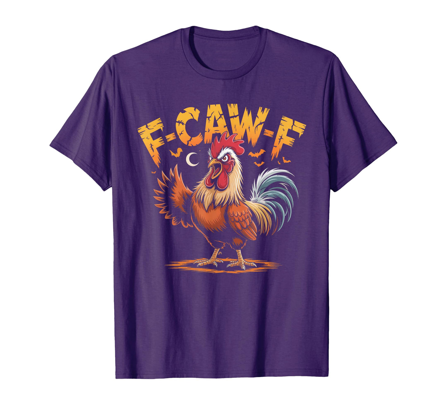 F-Caw-F Funny Chicken Halloween Rooster Meme T-Shirt