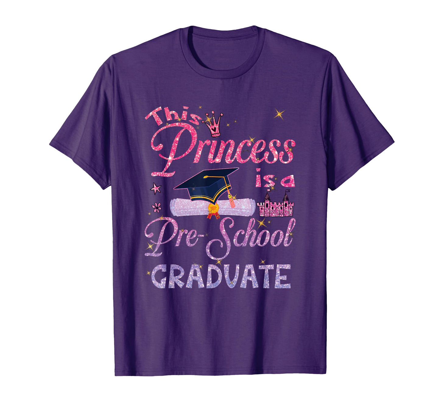 This Princess Is A Pre School Graduate Graduation Pre K T-Shirt