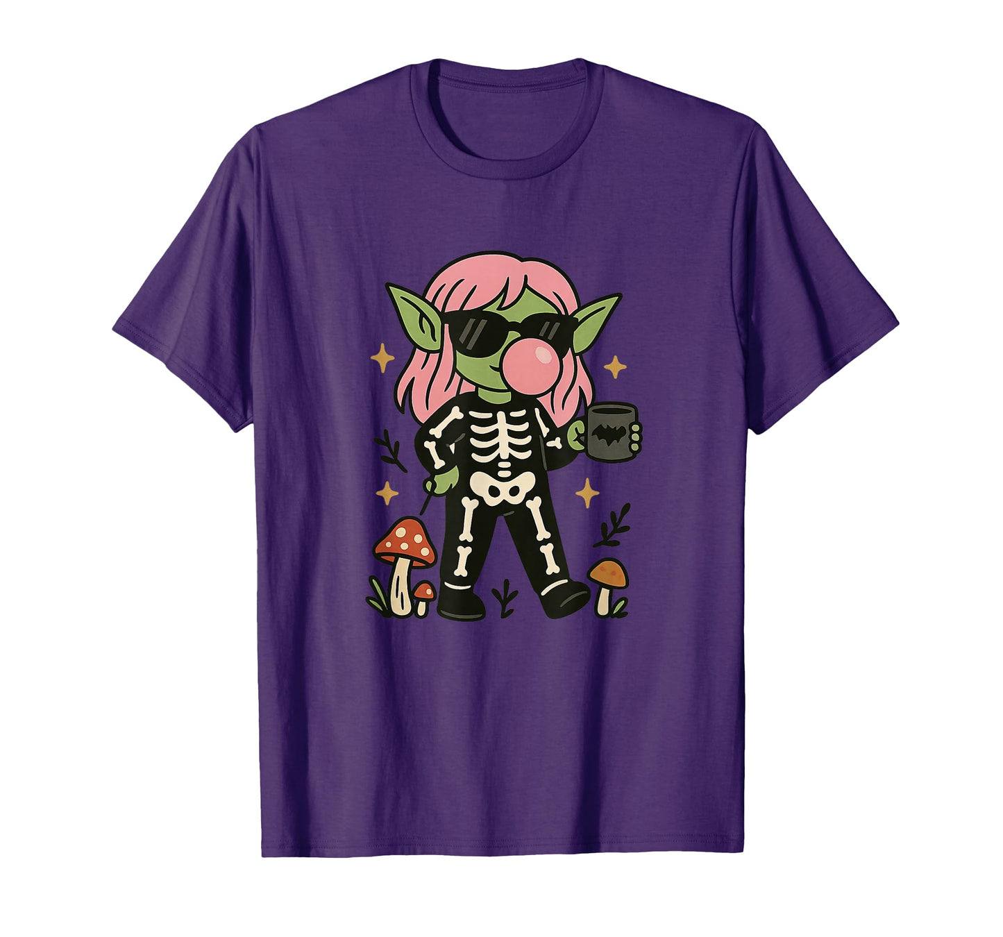 Goblin Skeleton Costume Spooky Goblincore Season T-Shirt