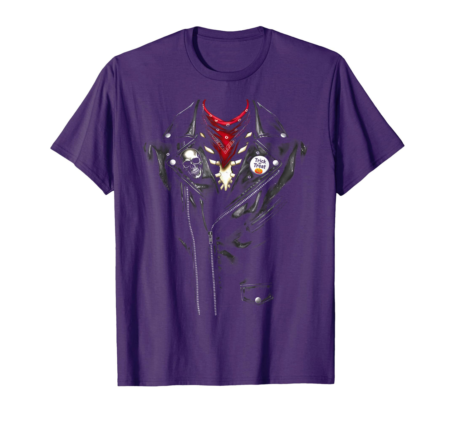 Funny Skeleton with Bandana Halloween Costume T-Shirt