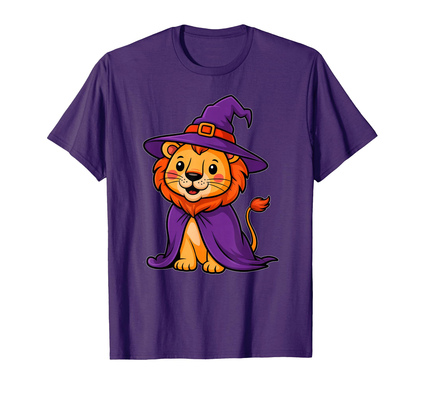 Halloween Lion Witch Hat Costume Boys Girls Kids Toddler T-Shirt
