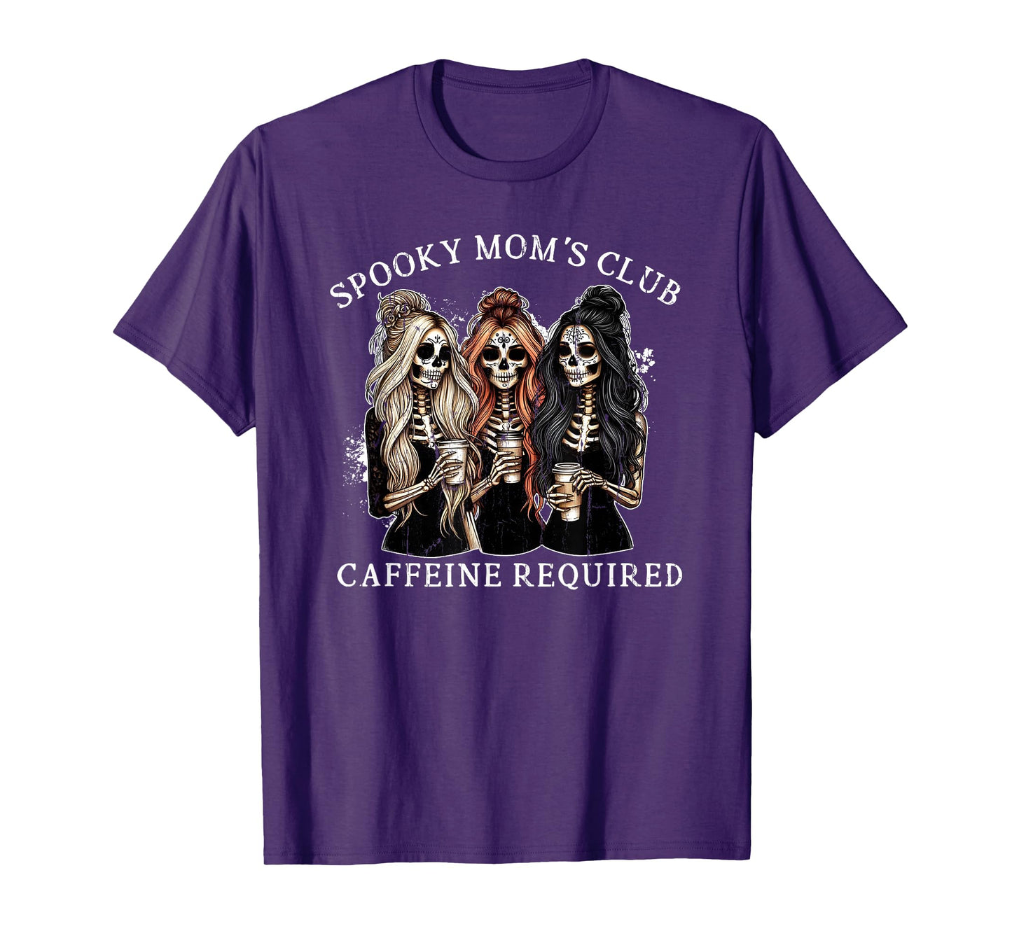 Spooky Mom's Club Caffeine Required T-Shirt