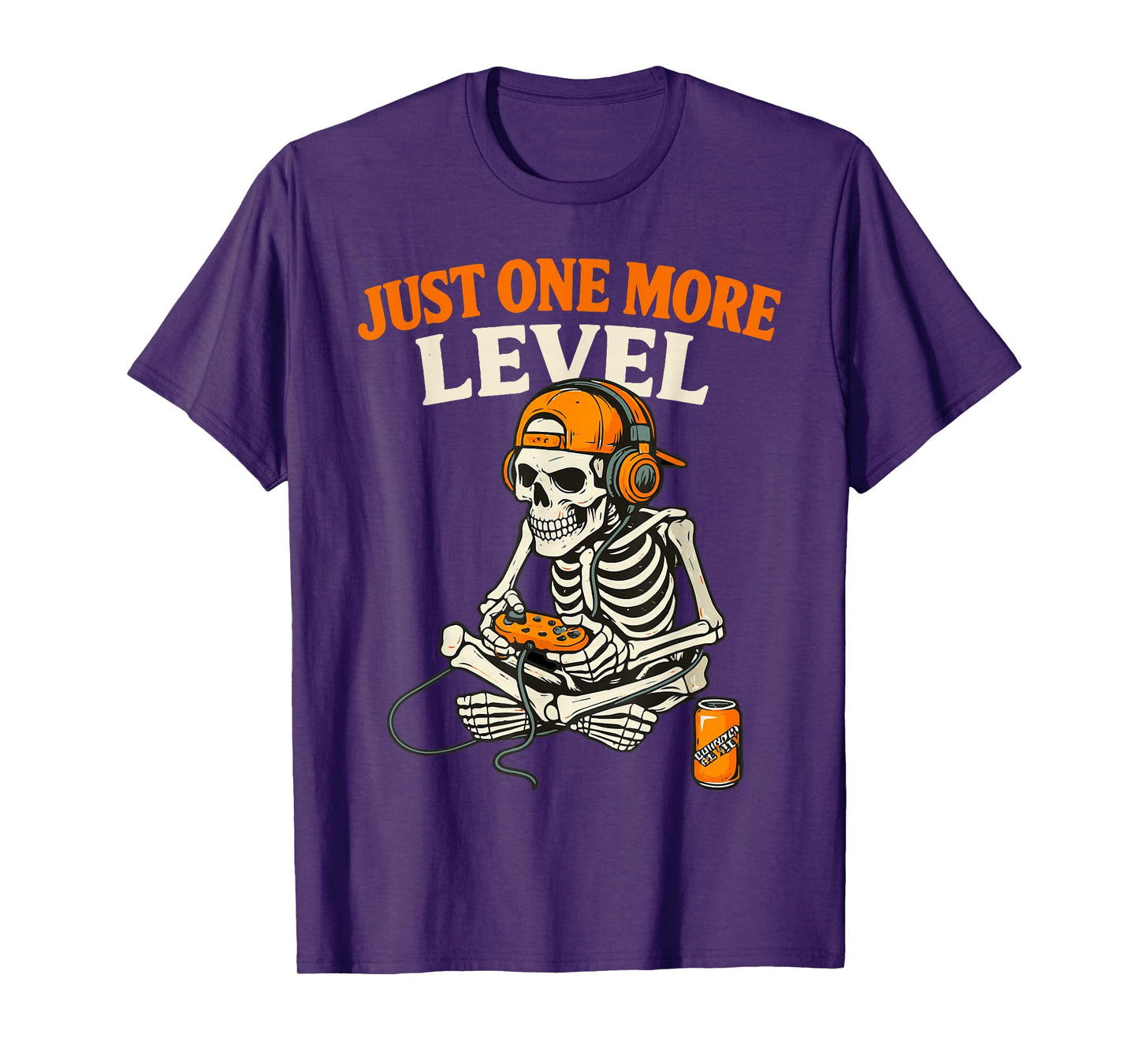 Funny Video Game Halloween Skeleton Gamer Costume Men Boys T-Shirt