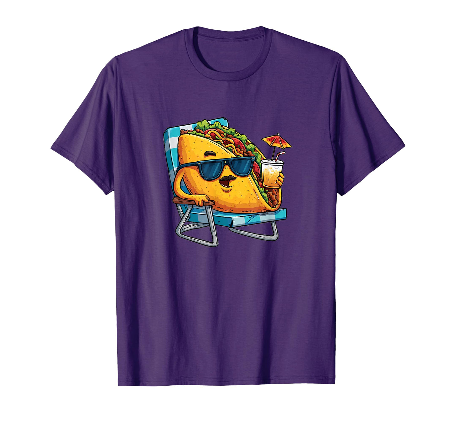 Nice Taco Vacation with Sunglasses and Cocktails T-Shirt