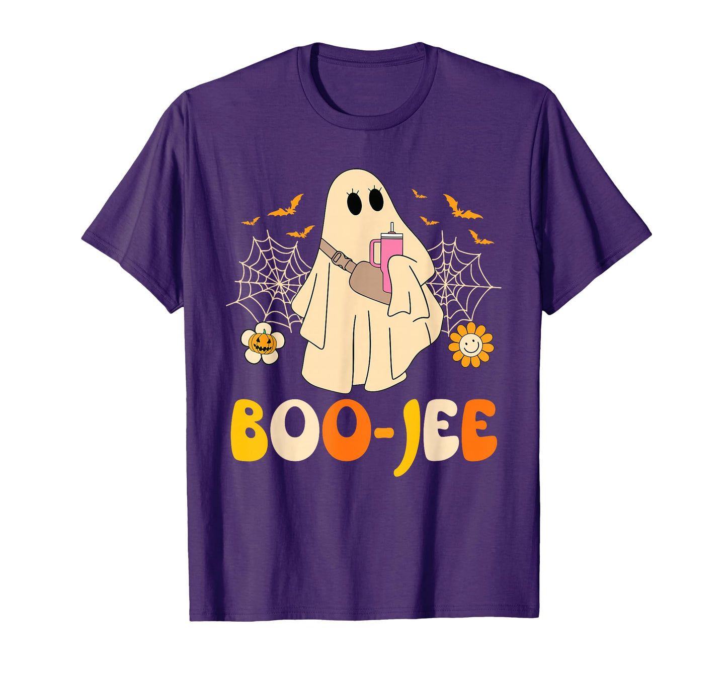 Boo JEE Boujee Ghost Cute Halloween Style T-Shirt