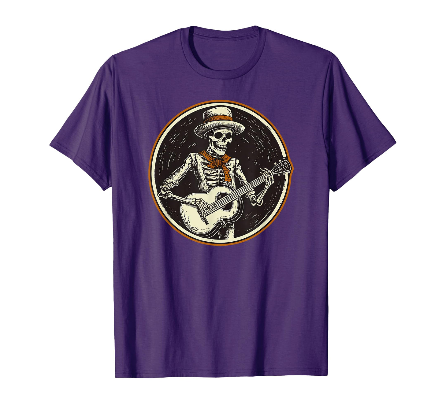 skeleton playing banjo Funny Bluegrass Style T-Shirt