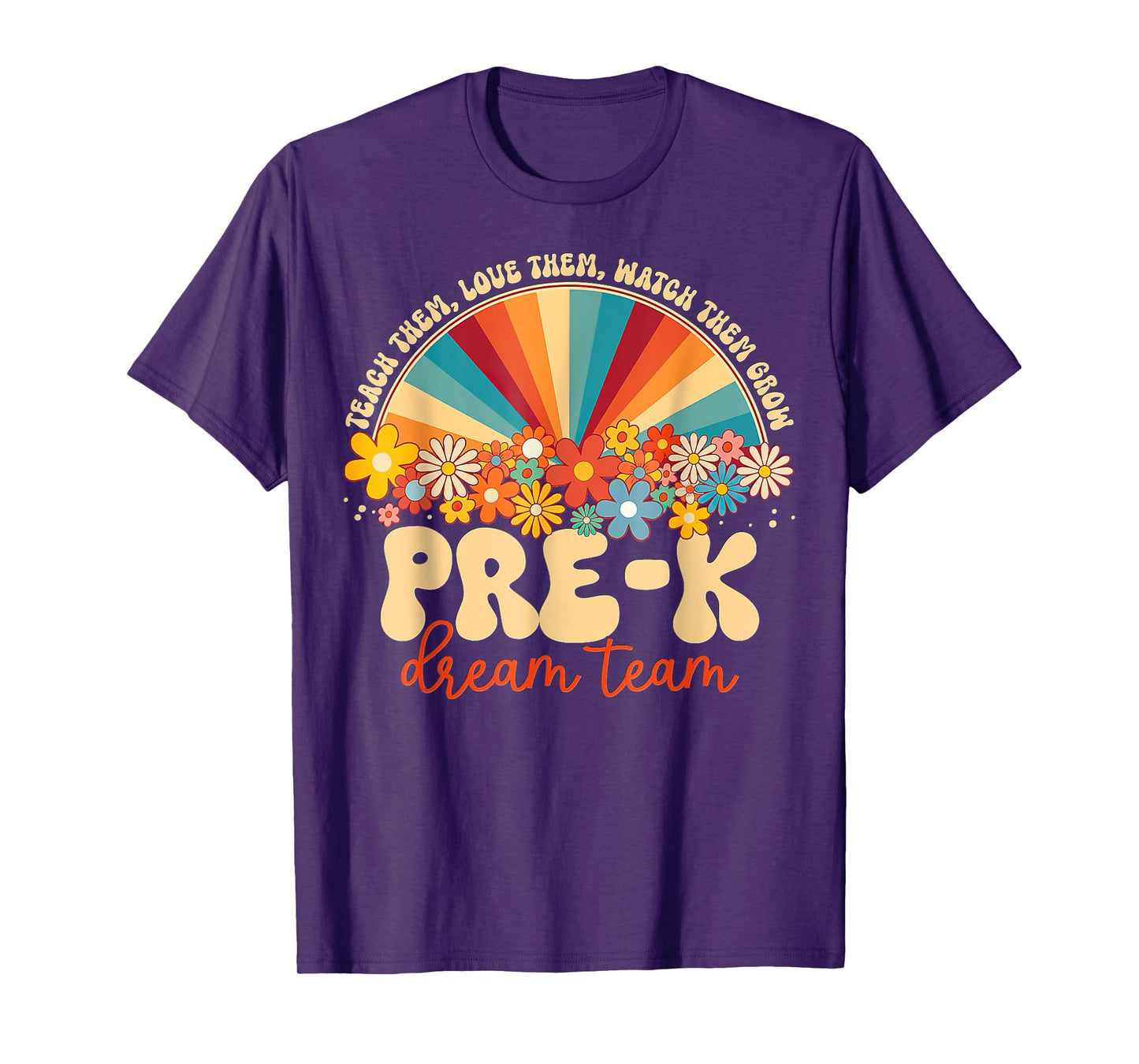 Prek Dream Team Rainbow Back To School Pre Kindergarten Team T-Shirt