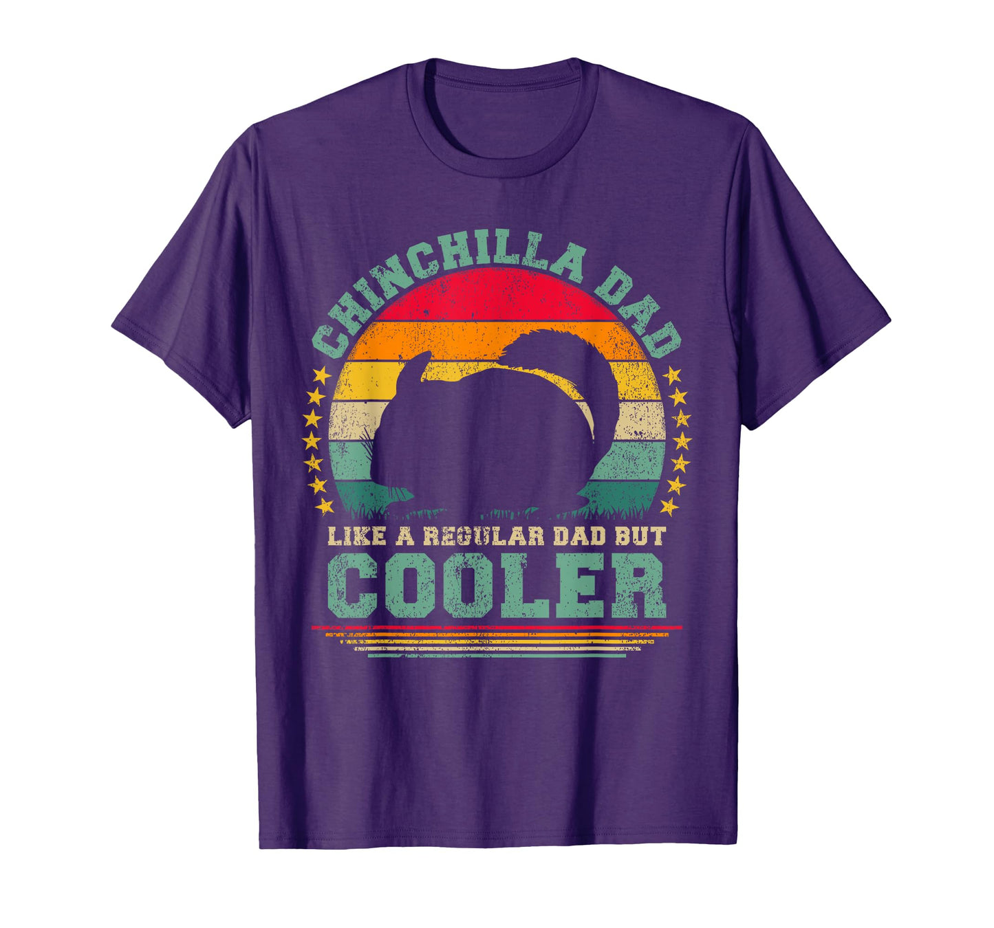 Chinchilla Dad Like A Regular Dad But Cooler Father's Day T-Shirt