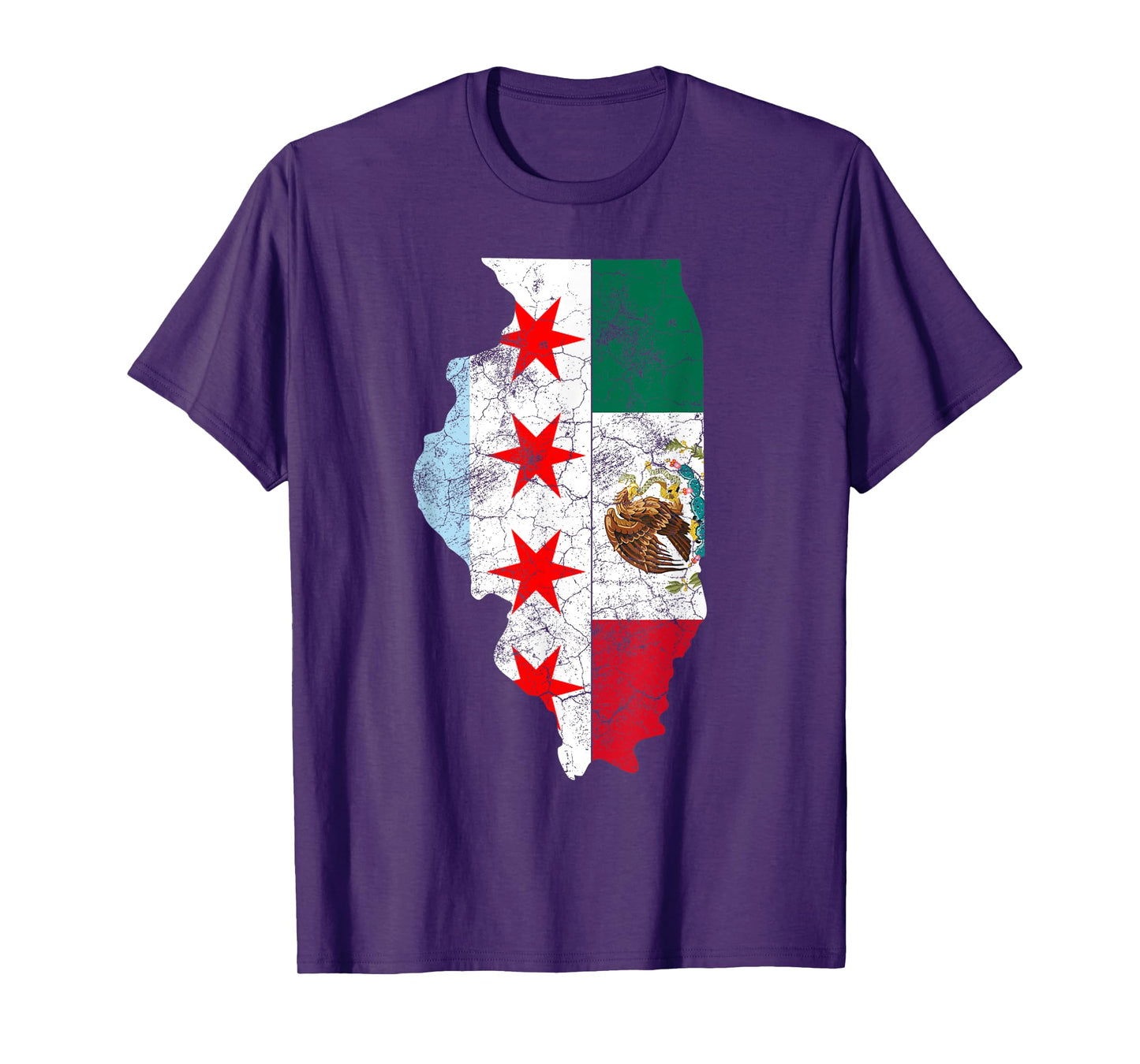 Cinco De Mayo Shirt Chicago Mexican Flag Men Women Kids Gift T-Shirt