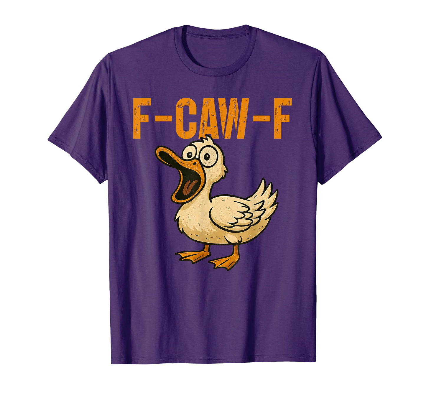 Funny Duck F-Quack-F Halloween Sarcastic Humor Adults T-Shirt