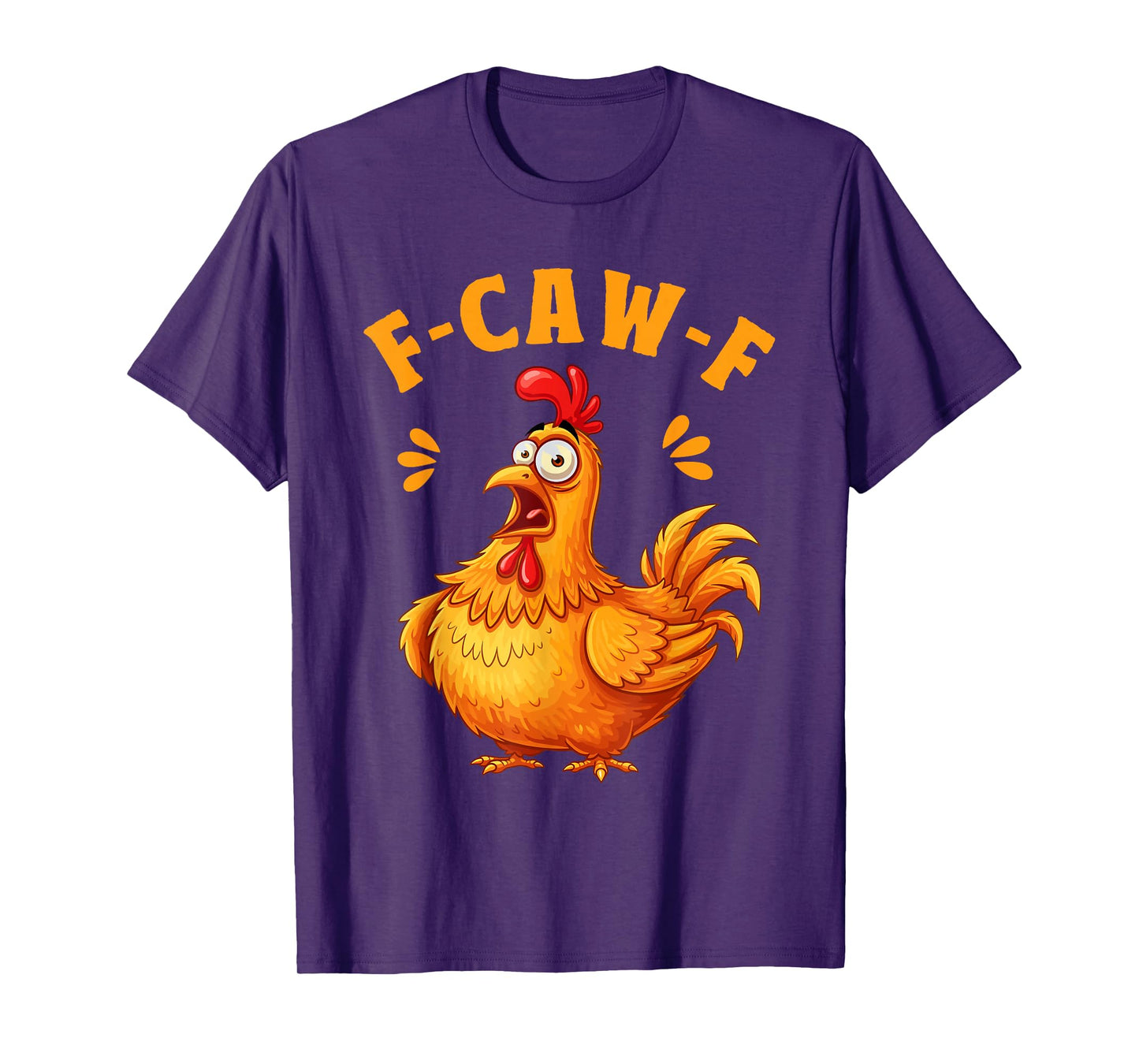 Funny F-Caw-F Chicken FCAWF Crow Funny Halloween F-CAW-F T-Shirt