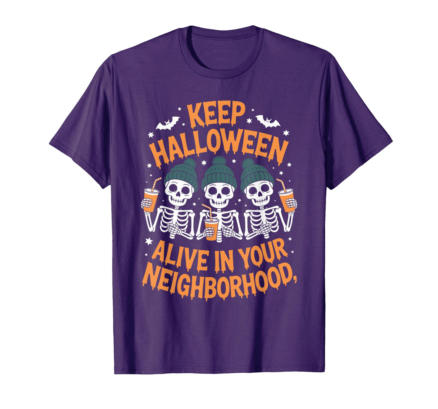 Funny Halloween Skeleton Crew - Keep Halloween Alive T-Shirt