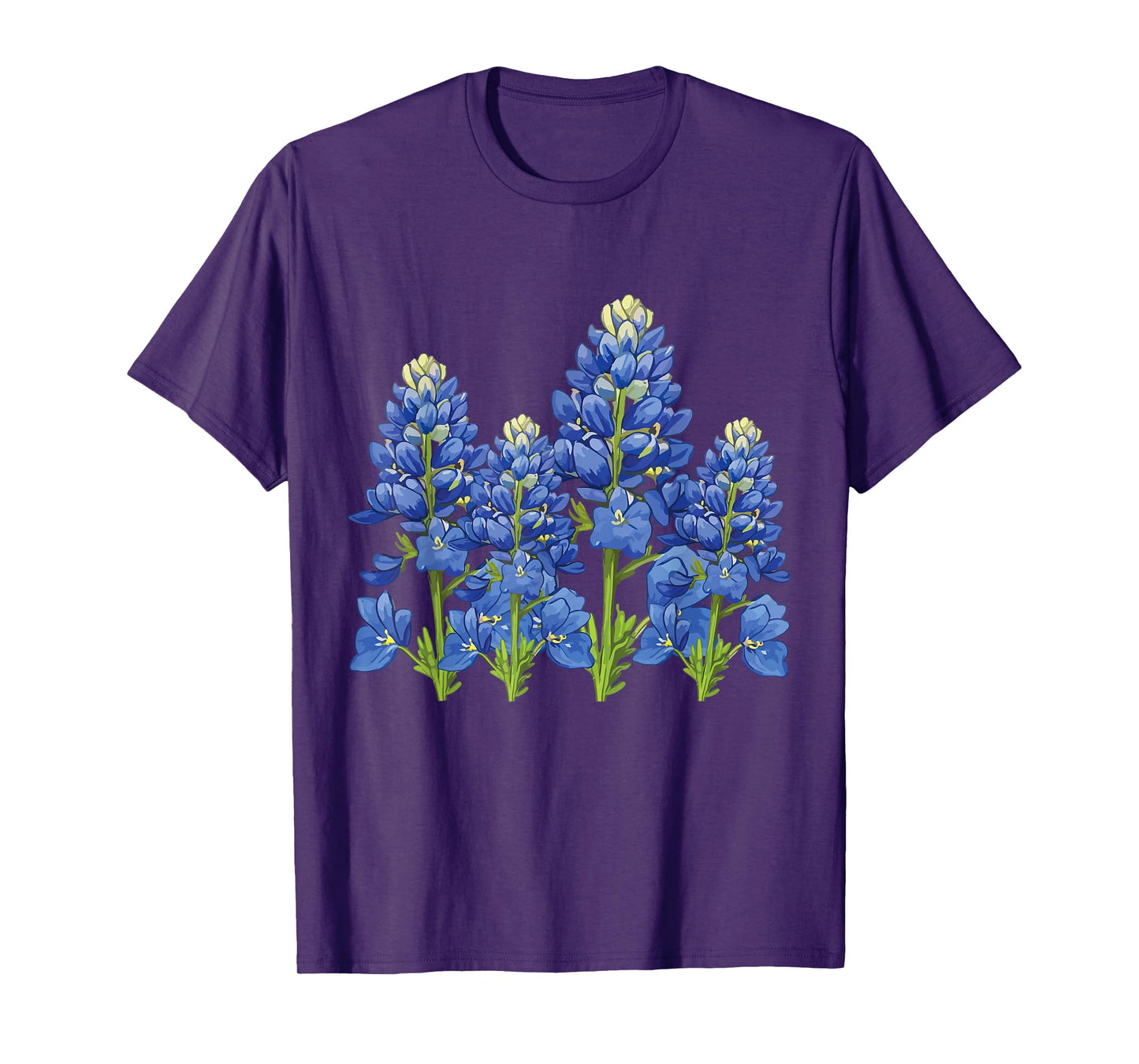 Bluebonnet Texas Spring Flower Fields Texas Wildflower Bloom T-Shirt