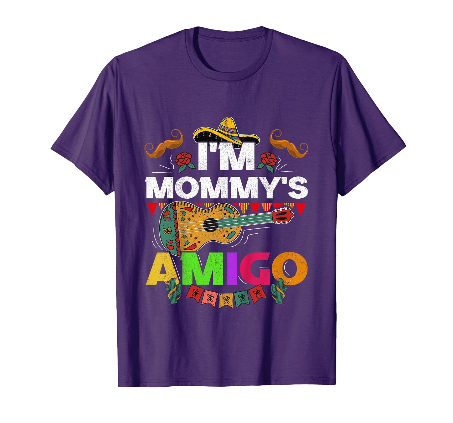 Kids I'm Mommy's Amigo Cinco De Mayo Boy Mariachi Mexican Toddler T-Shirt