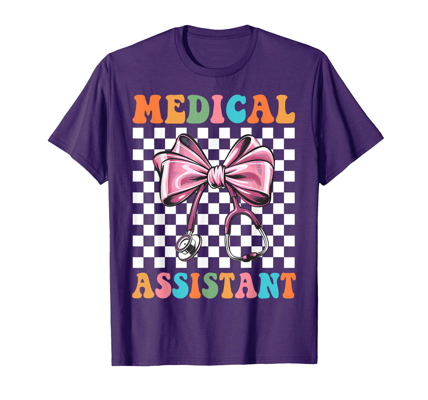 Medical Assistant Coquette Bow Nurse Life Nurse Week T-Shirt