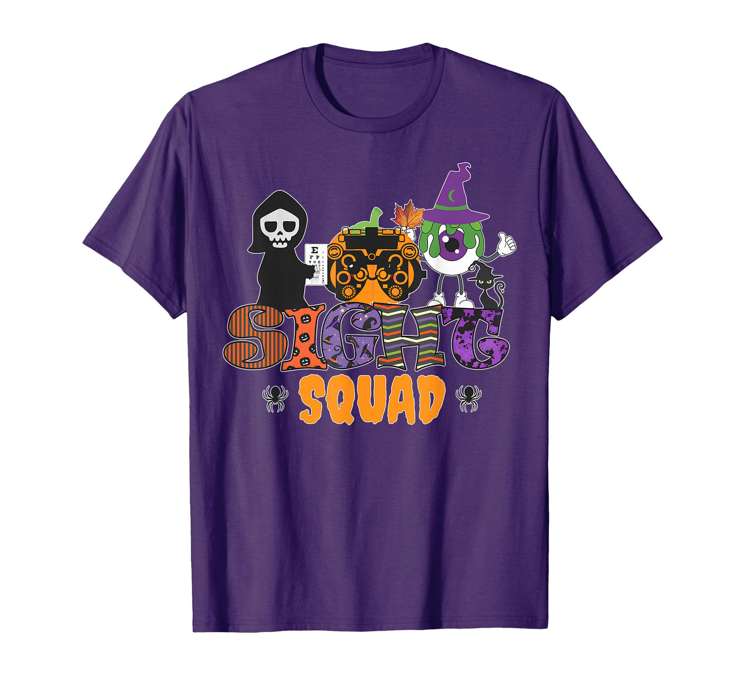 Sight Squad Halloween Optician Boo Horror Pumpkins Lover T-Shirt