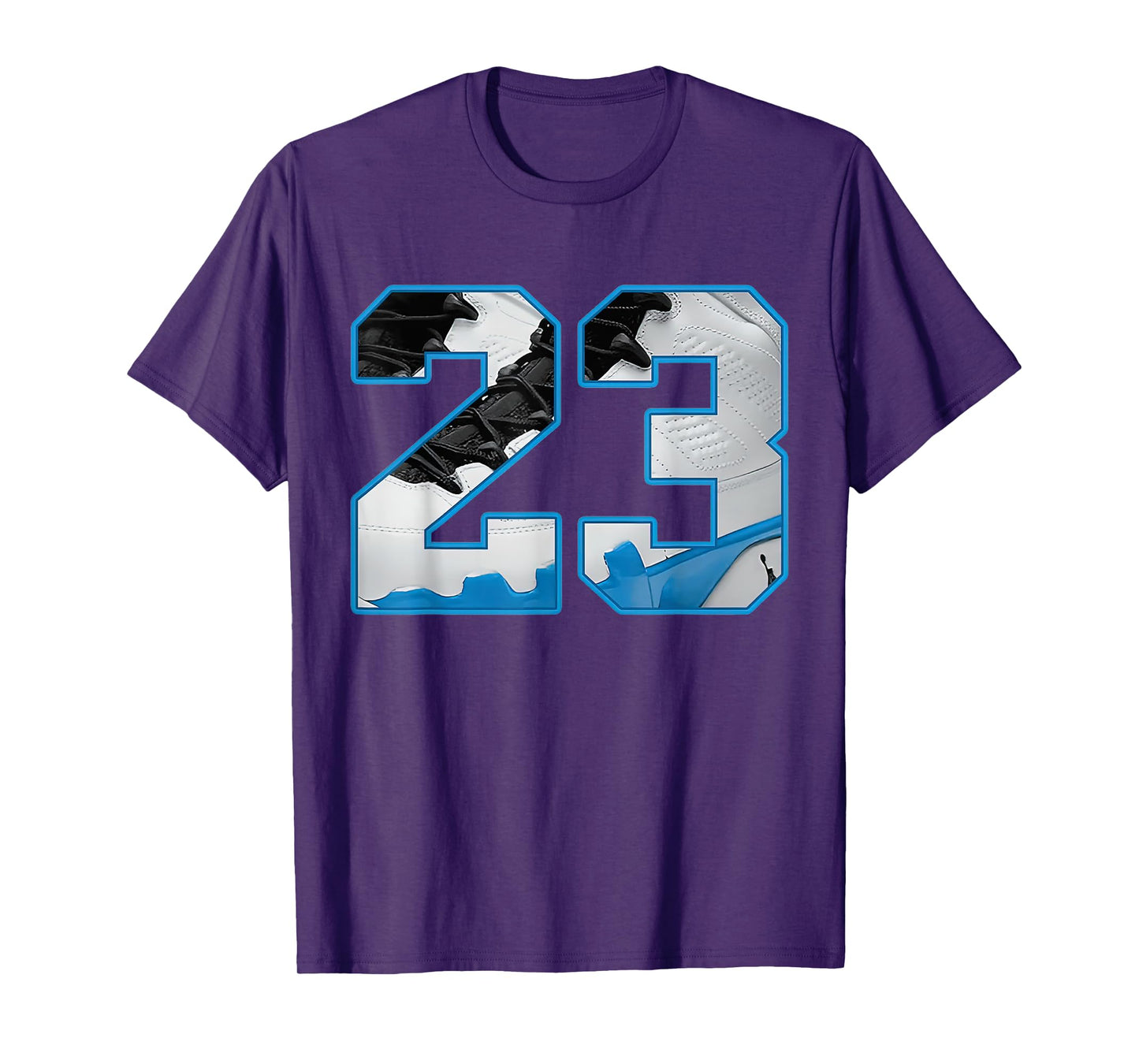 Number 23 Powder Blue 9s Loser Lover Matching Tee T-Shirt
