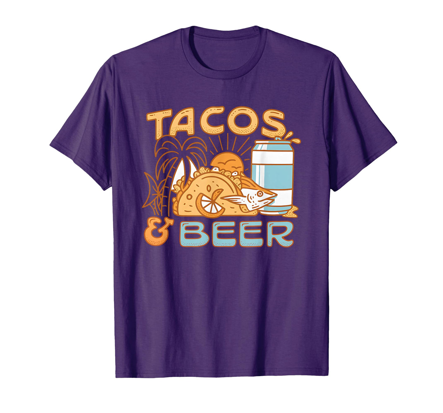 Tacos and Beer Funny for Men Women T-Shirt