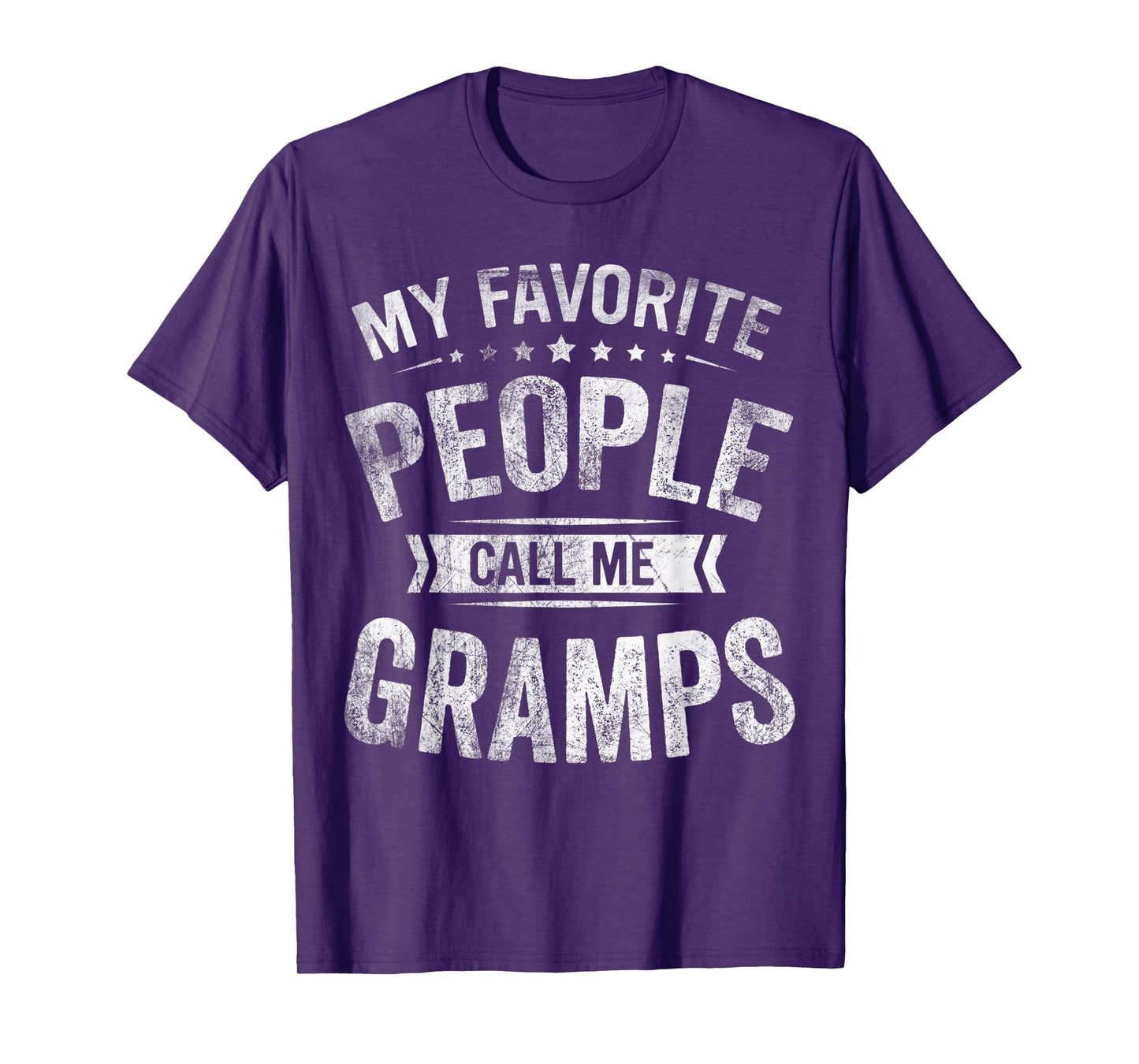 Mens My Favorite People Call Me Gramps Fathers Day T-Shirt