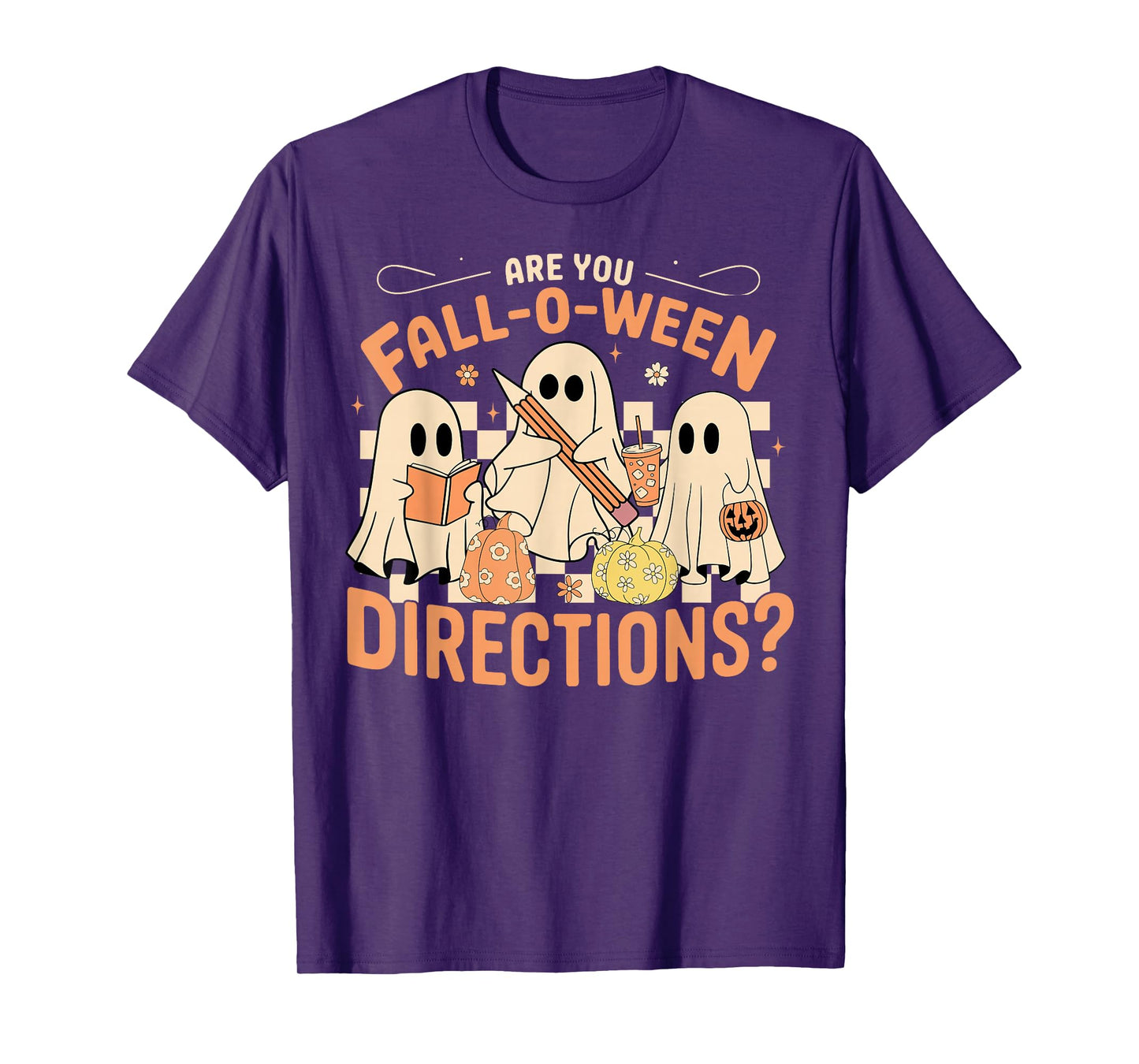 are You Fall O Ween Directions Funny Halloween Teacher Joke T-Shirt