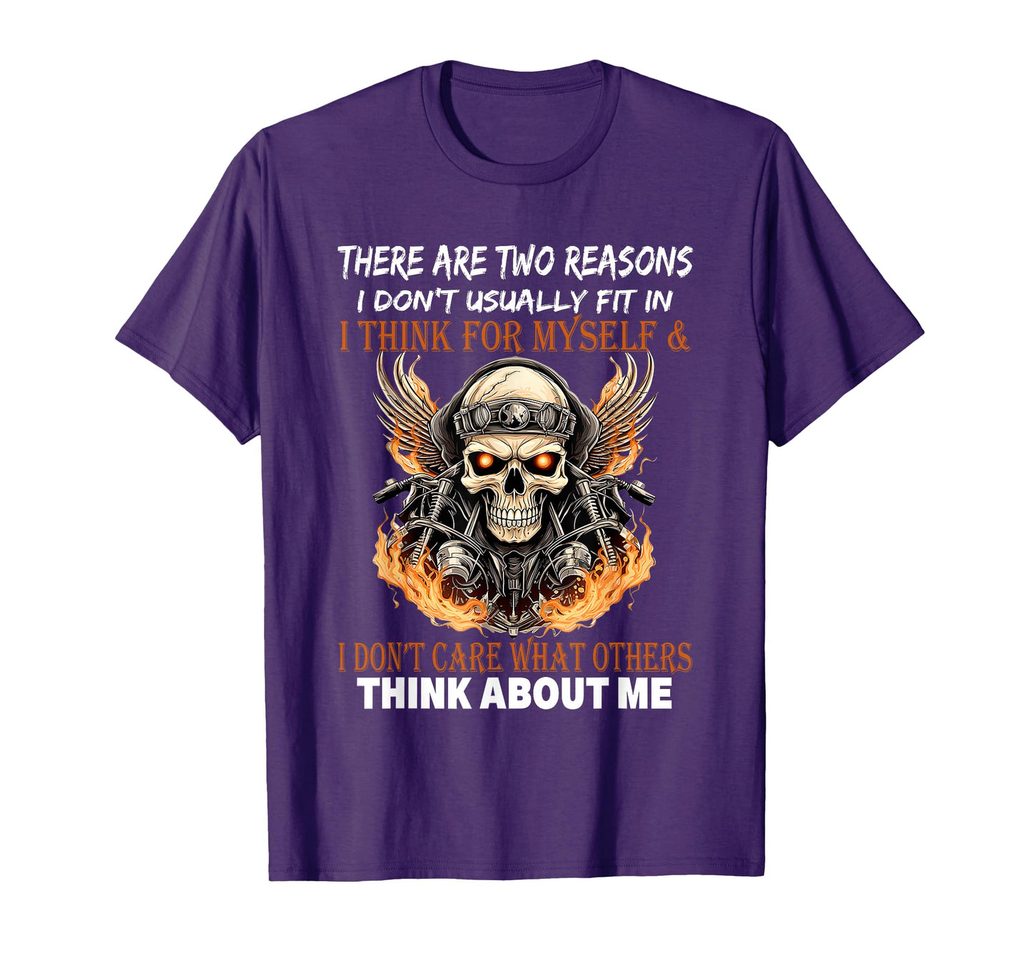 There are Two Reasons I Don't Usually Fit in Retro Skeleton T-Shirt
