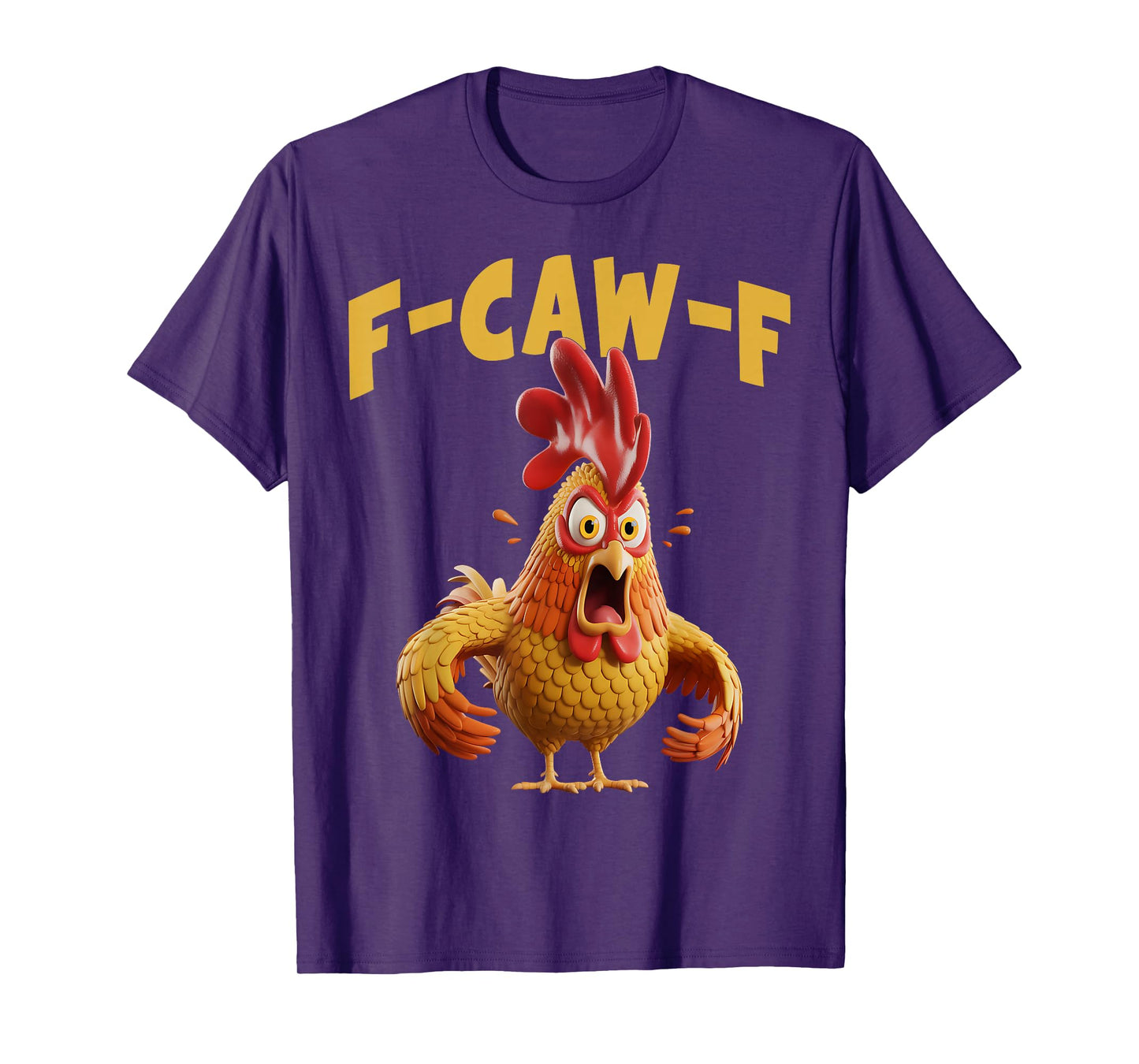 f-caw-f Funny Cow Chicken T-Shirt