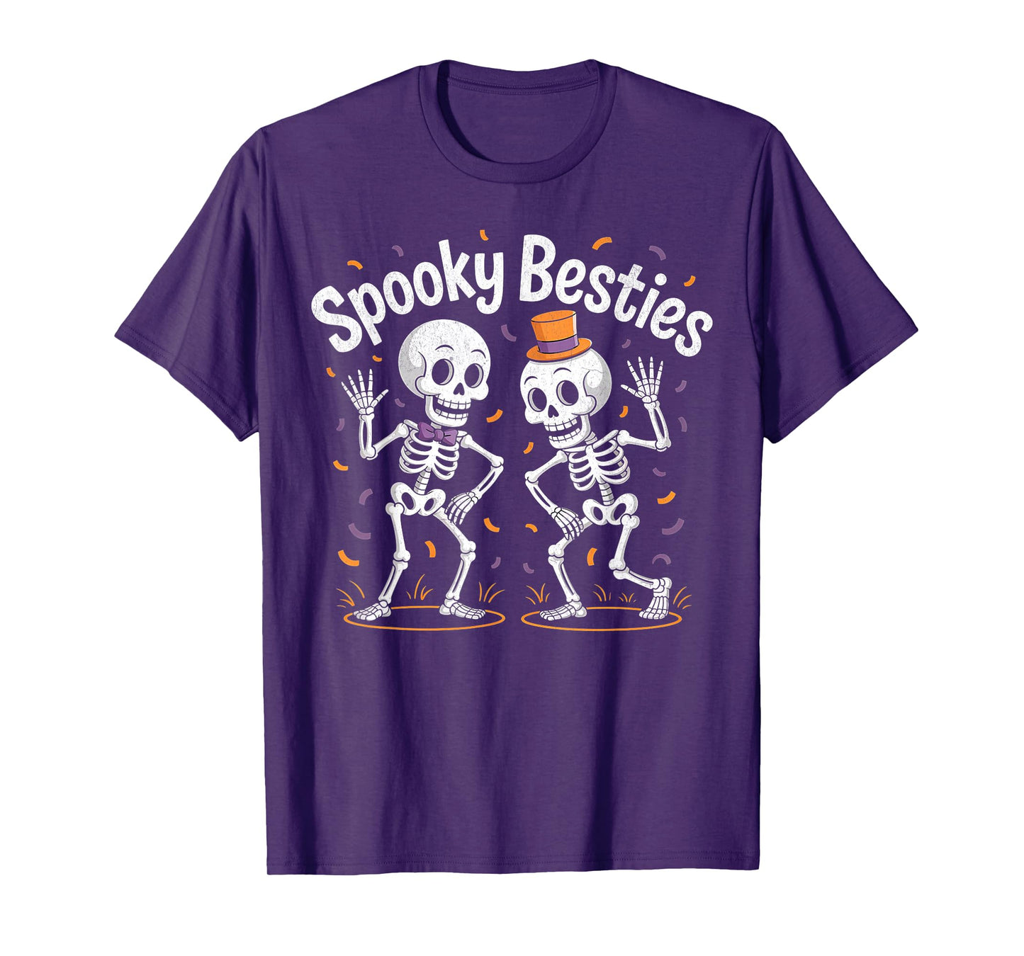 Halloween Dance Party Skeletons Spooky Costume Fun T-Shirt