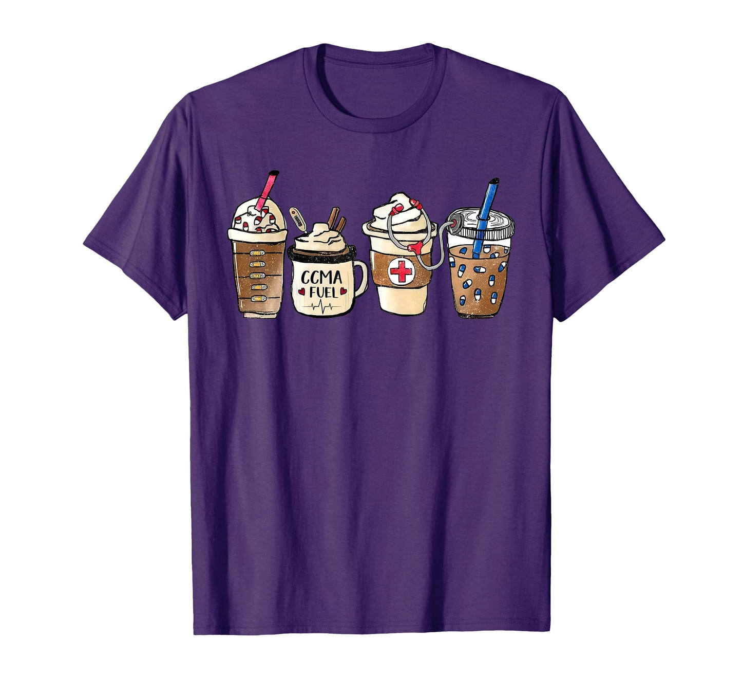 Coffee CCMA Fuel Certified Clinical Medical Assistant T-Shirt