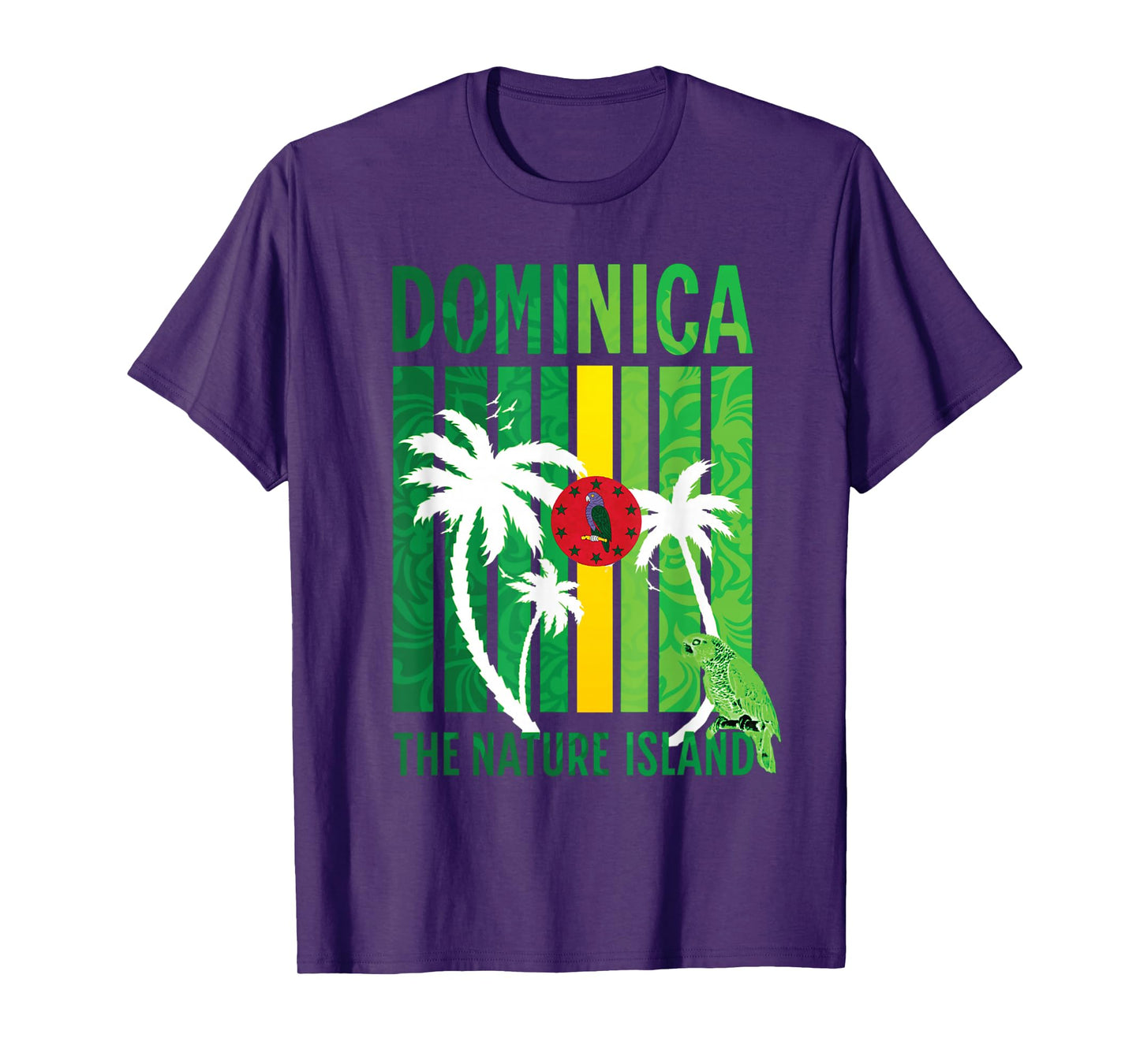 Dominica Island Vacation Flag T-Shirt