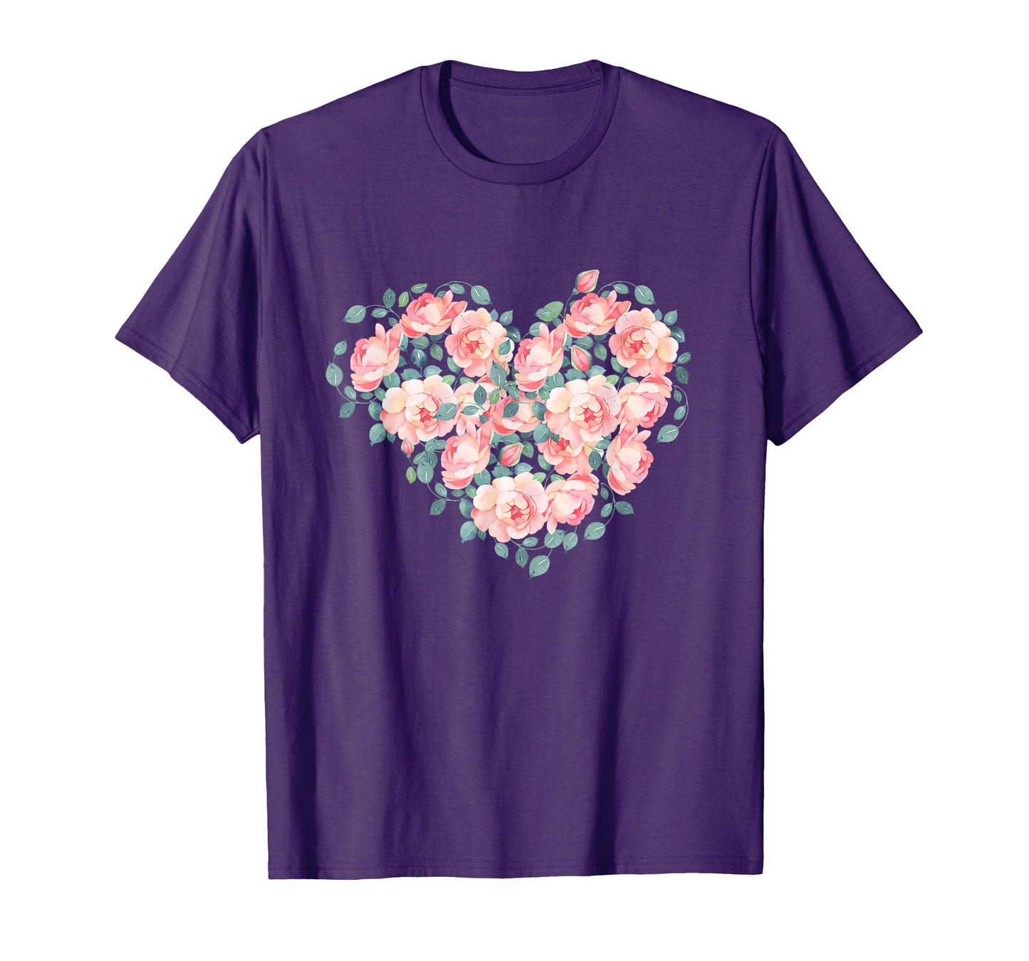 Tshirt With Roses On it - Flower Gardening T-Shirt for Women T-Shirt
