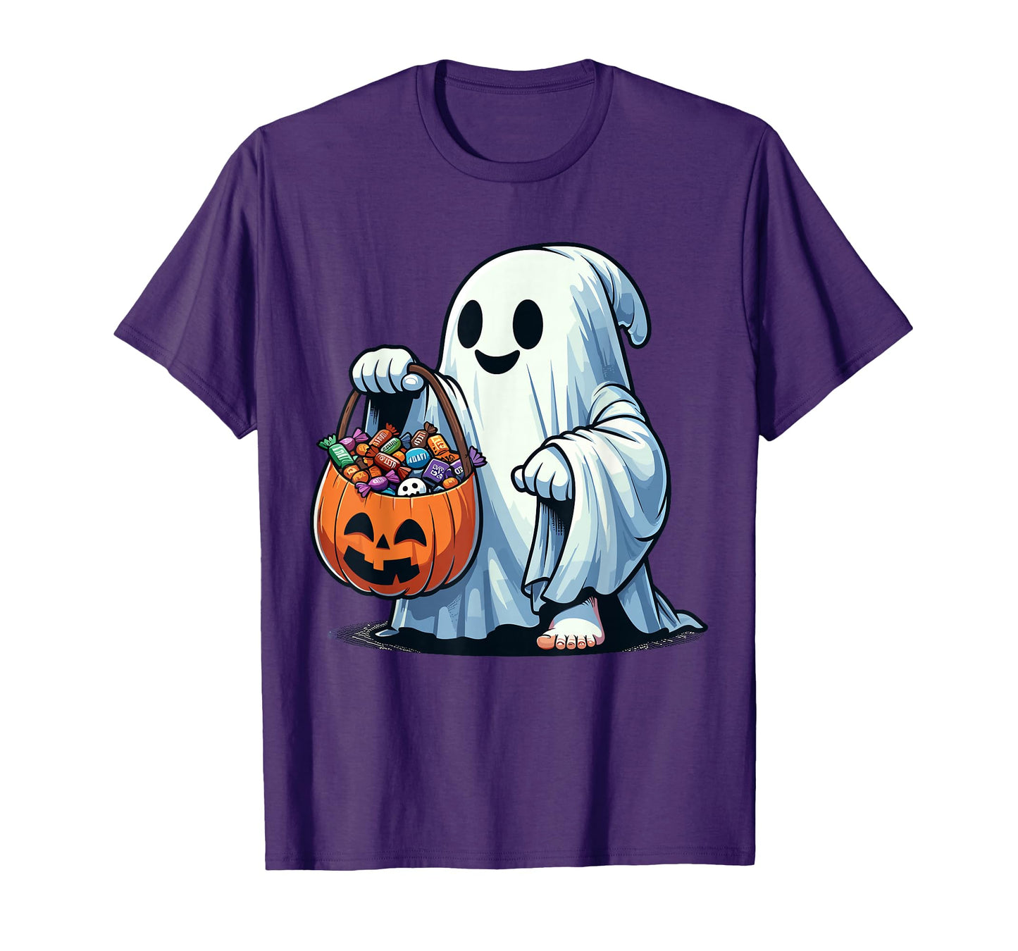 Funny Scary Happy Halloween Costume Men Women Kids Boo 2025 T-Shirt