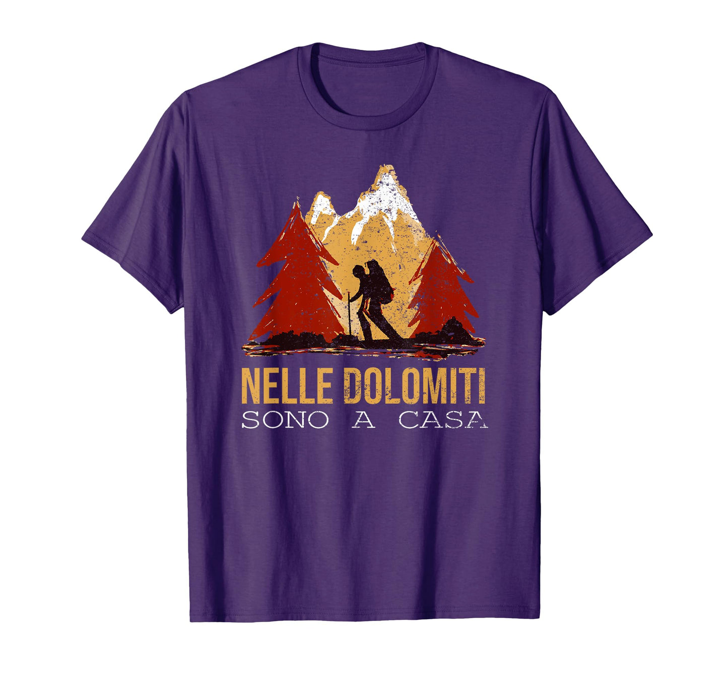 In the Dolomites are at home Excursions Ski mountaineering Dolomites T-Shirt