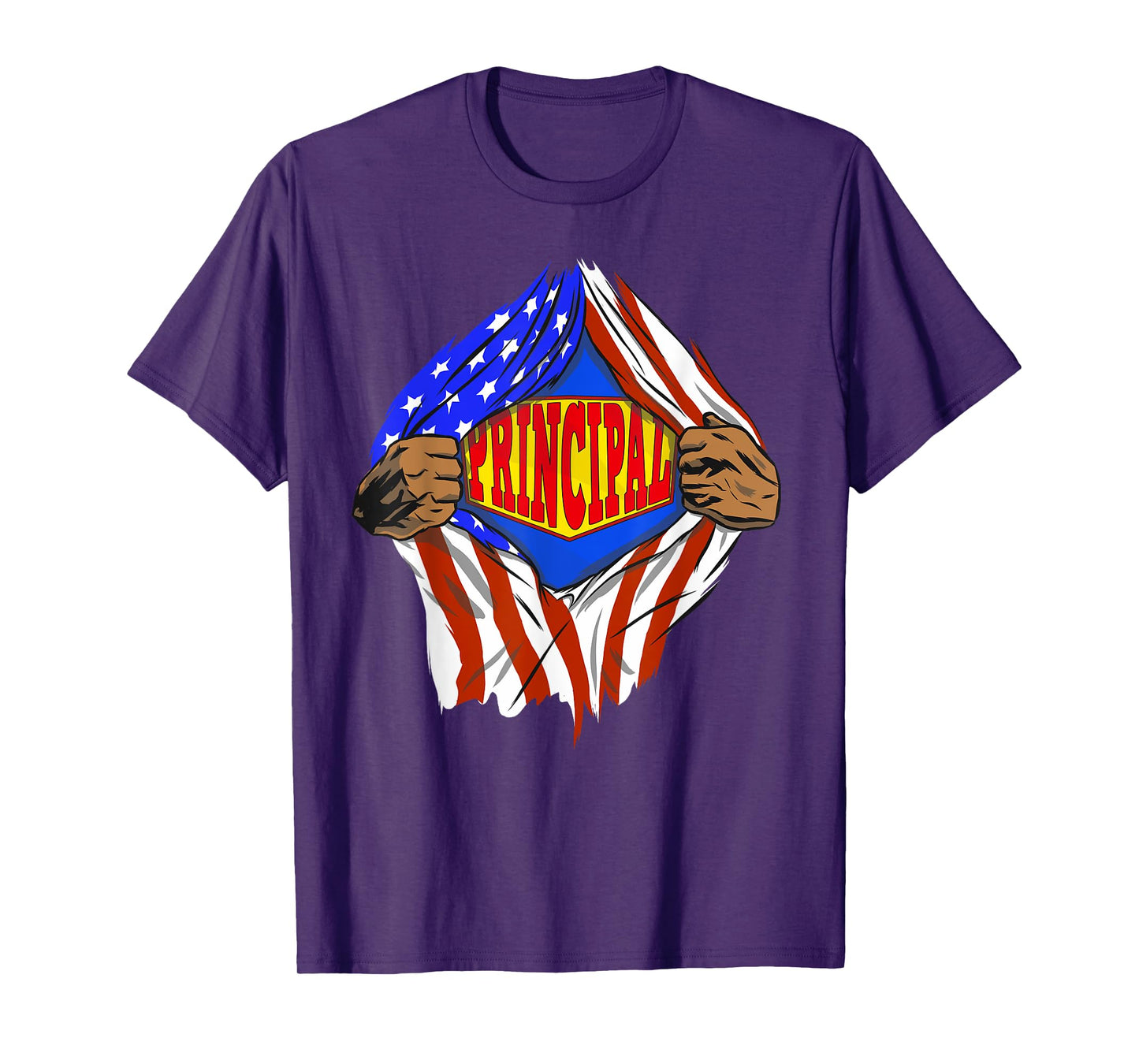 Funny Super Principal Hero Job T-Shirt